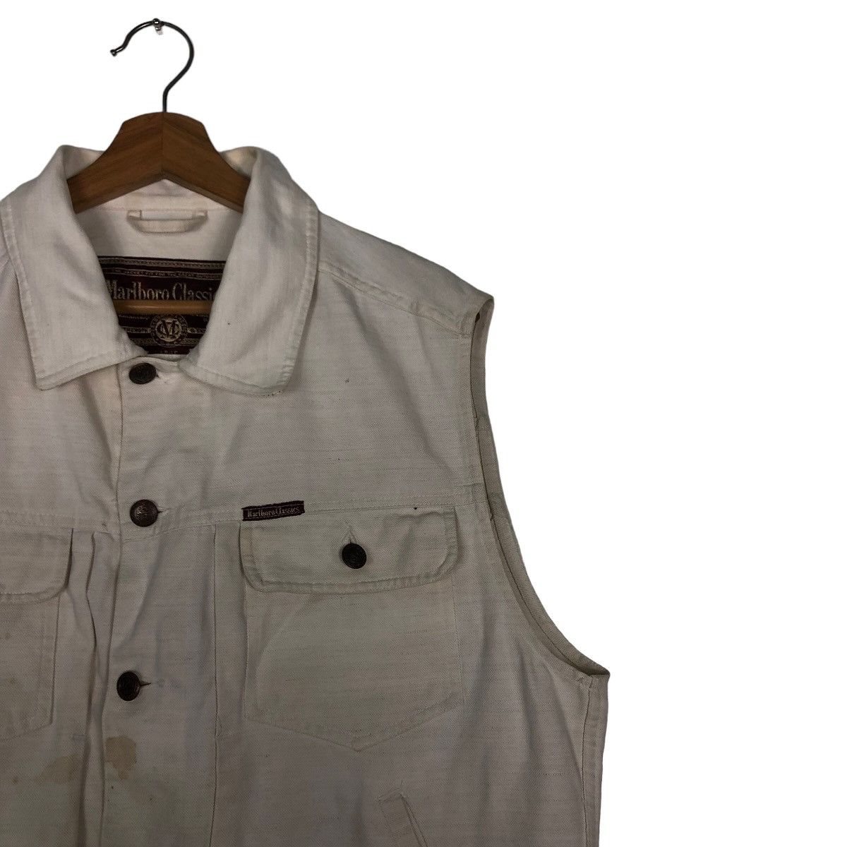 Japanese Brand 🔥Vtg Utility Vest Jacket Marlboro Classic Size US L / EU 52-54 / 3 - 6 Thumbnail