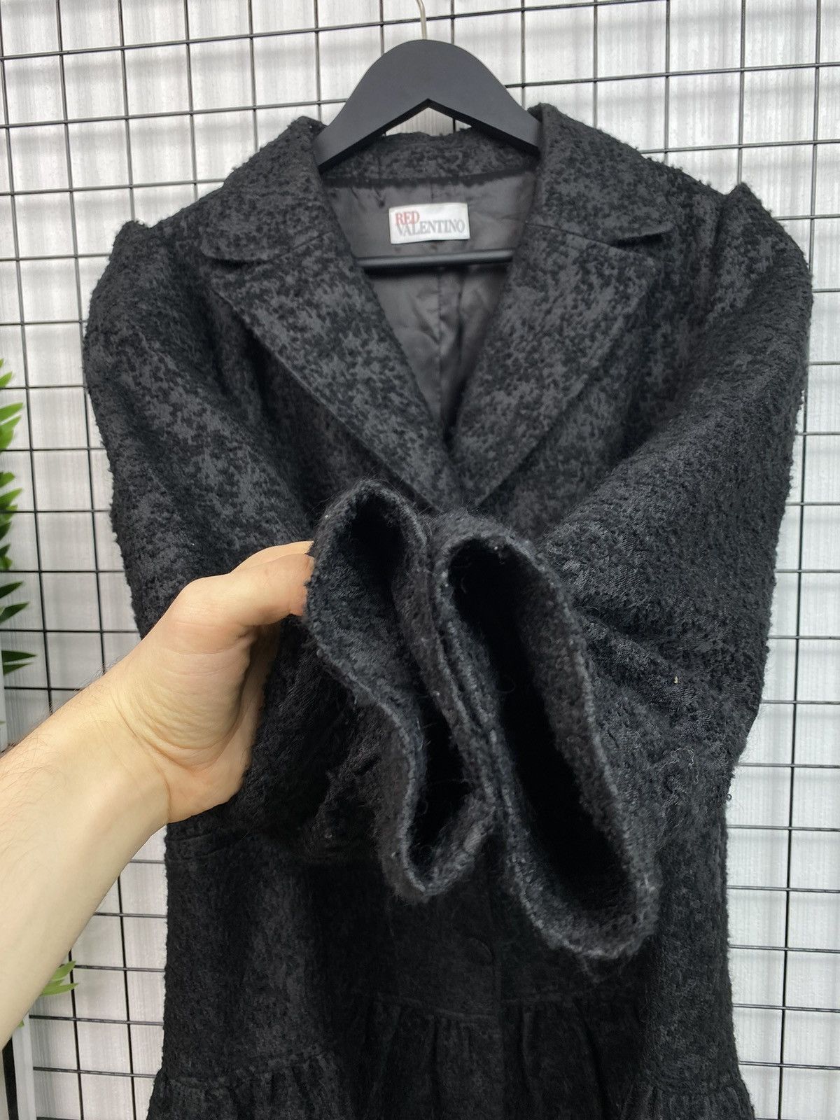 RED Valentino RED Valentino Wool Jacket Women Blazer Black Coat Size L / US 10 / IT 46 - 14 Thumbnail