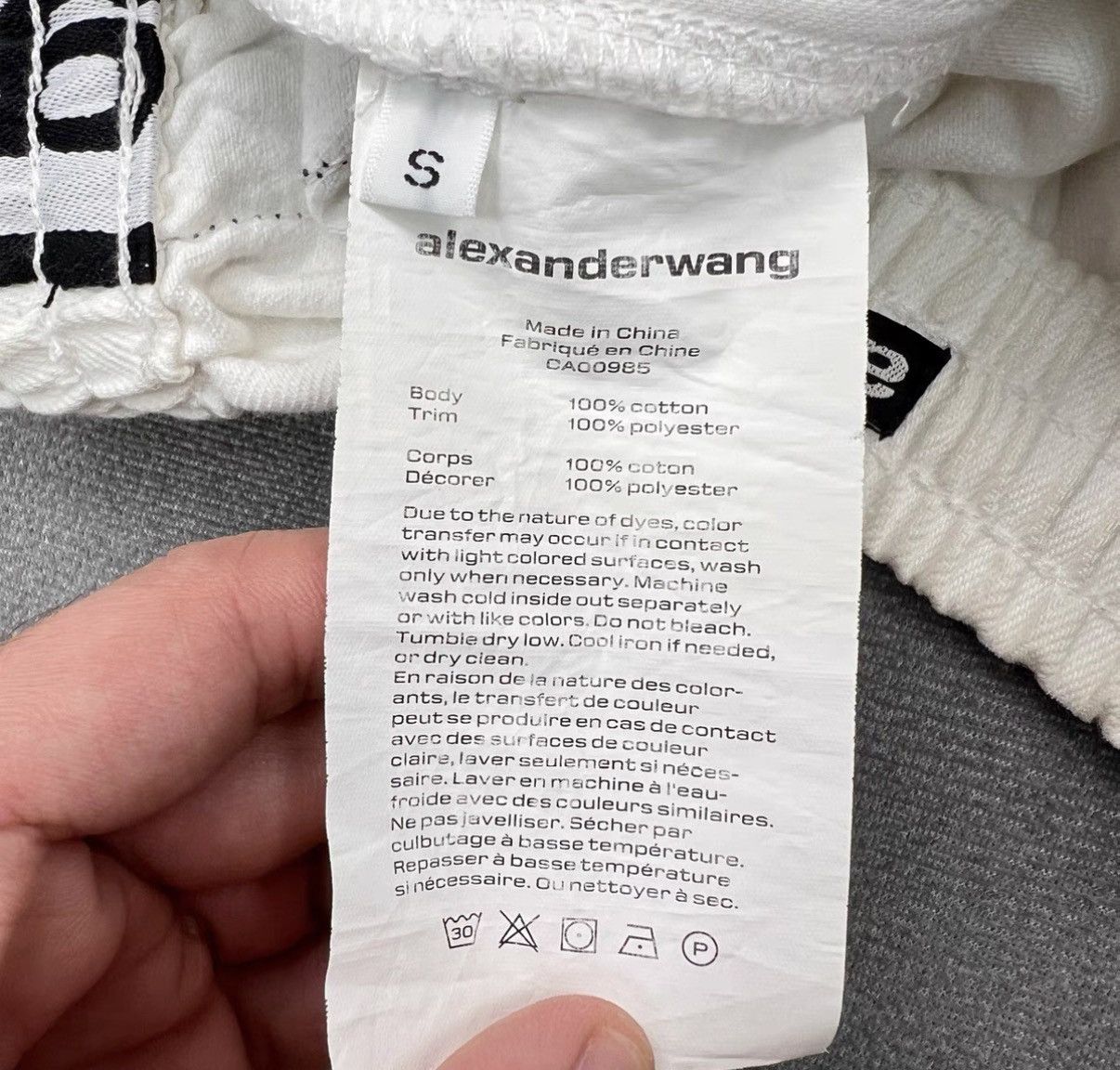 Alexander Wang Alexander Wang White Side-Logo Track Pants / Casual Pants Size US 30 / EU 46 - 5 Thumbnail
