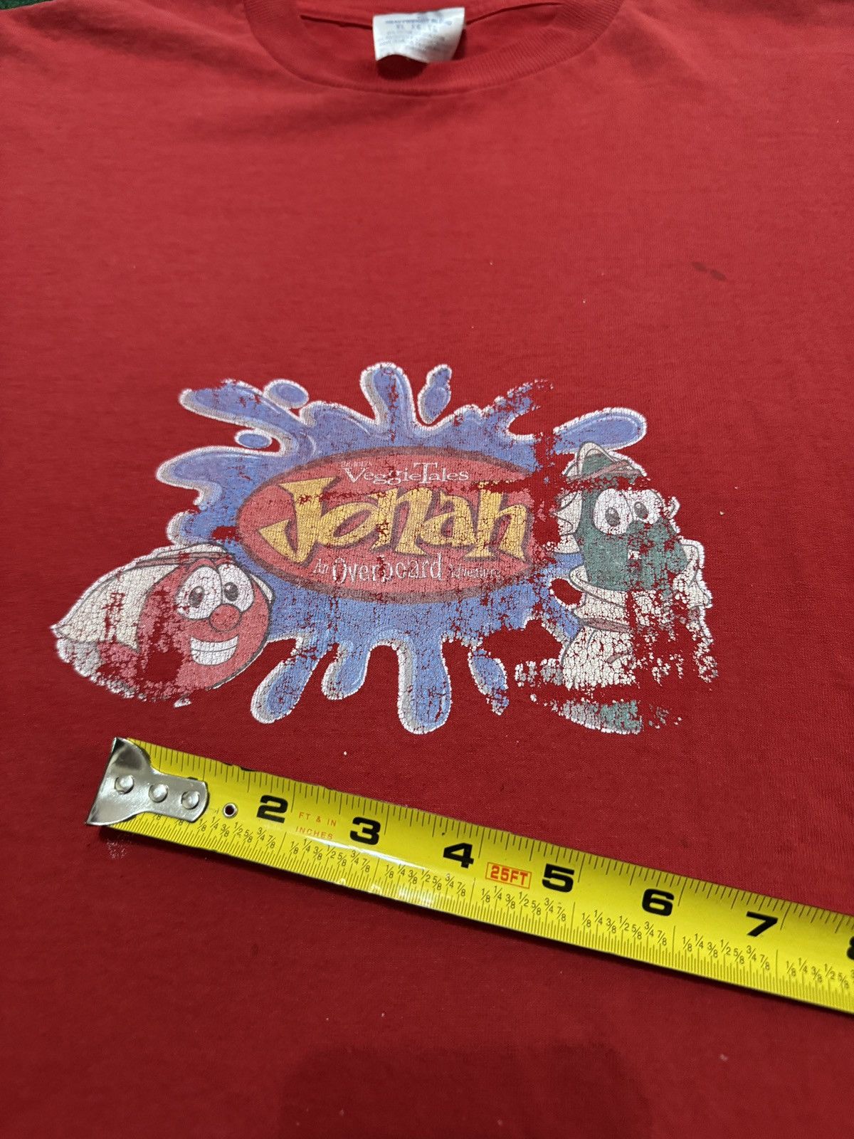 Vintage Vtg VegeTales Jonah Overboard Adventure 2002 Movie T Shirt Size US XL / EU 56 / 4 - 8 Thumbnail