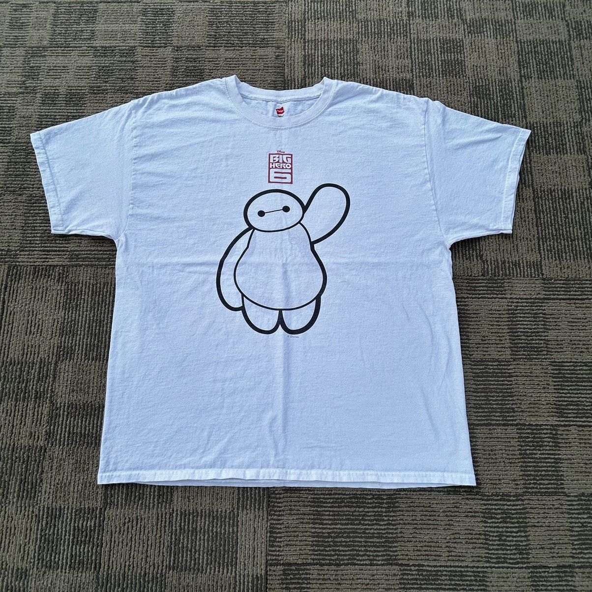 Disney Big Hero 6 Disney Movie Promo White T-Shirt Size US XL / EU 56 / 4 - 1 Thumbnail