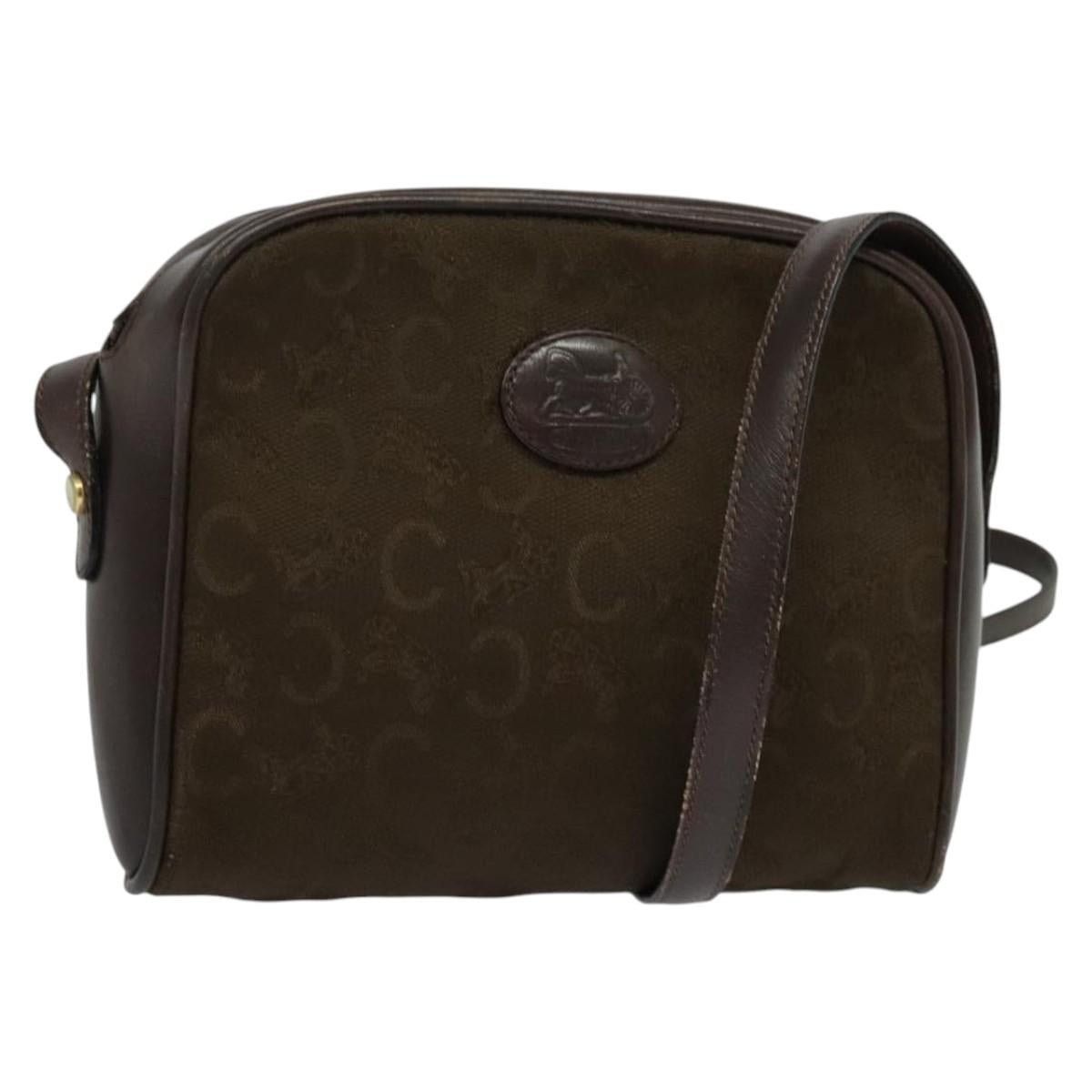 Celine CELINE C Sulky Shoulder Bag Canvas Brown Gold Size ONE SIZE - 1 Thumbnail
