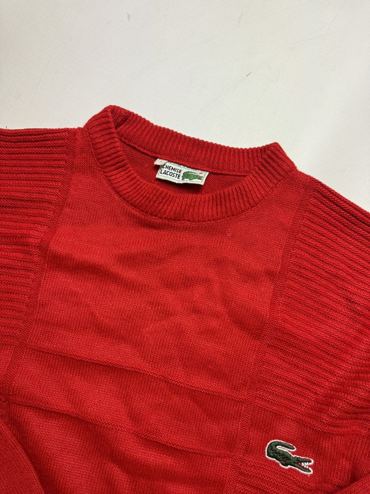 Lacoste × Vintage Rare Vintage sweater Lacoste y2k Size US L / EU 52-54 / 3 - 8 Thumbnail