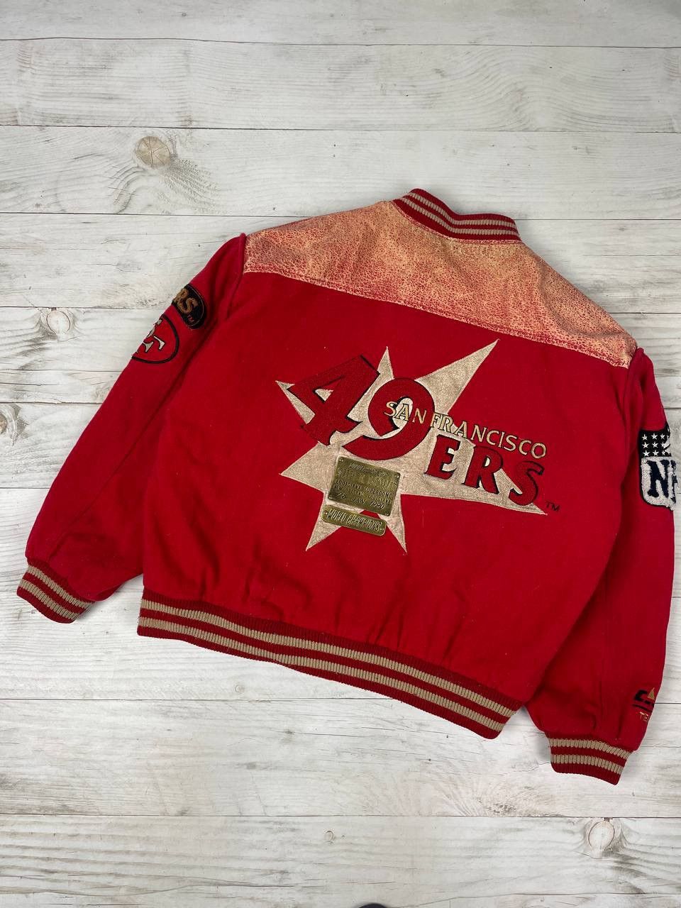 NFL Vintage Campri 49ers San Francisco Bomber Super Bowl 1990 Size US L / EU 52-54 / 3 - 1 Thumbnail