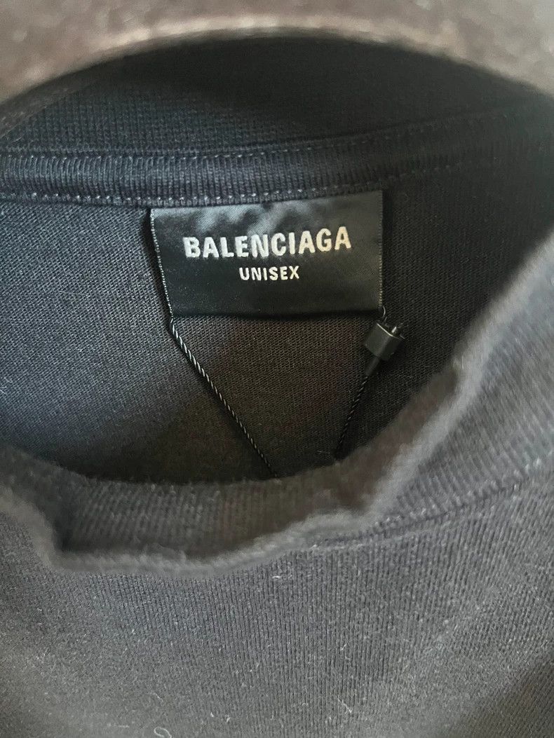 Balenciaga Balenciaga Classic Black and White Classic Letter Print T Size US S / EU 44-46 / 1 - 5 Thumbnail