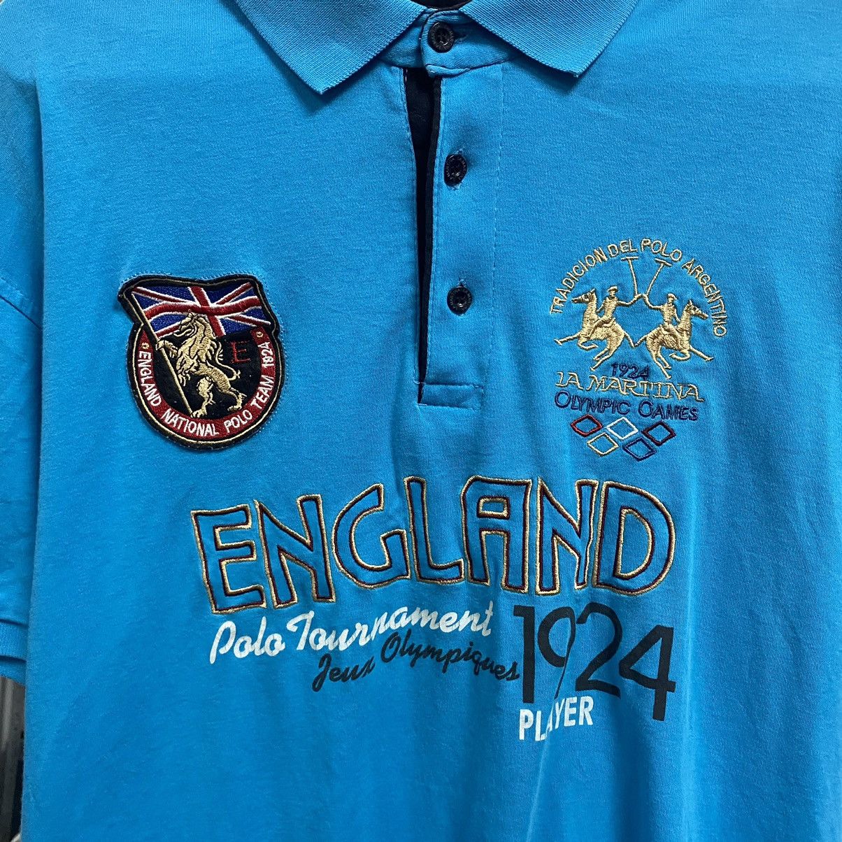 La Martina La martina Polo T Shirt England #3 polo team 1924 Size US XL / EU 56 / 4 - 4 Thumbnail