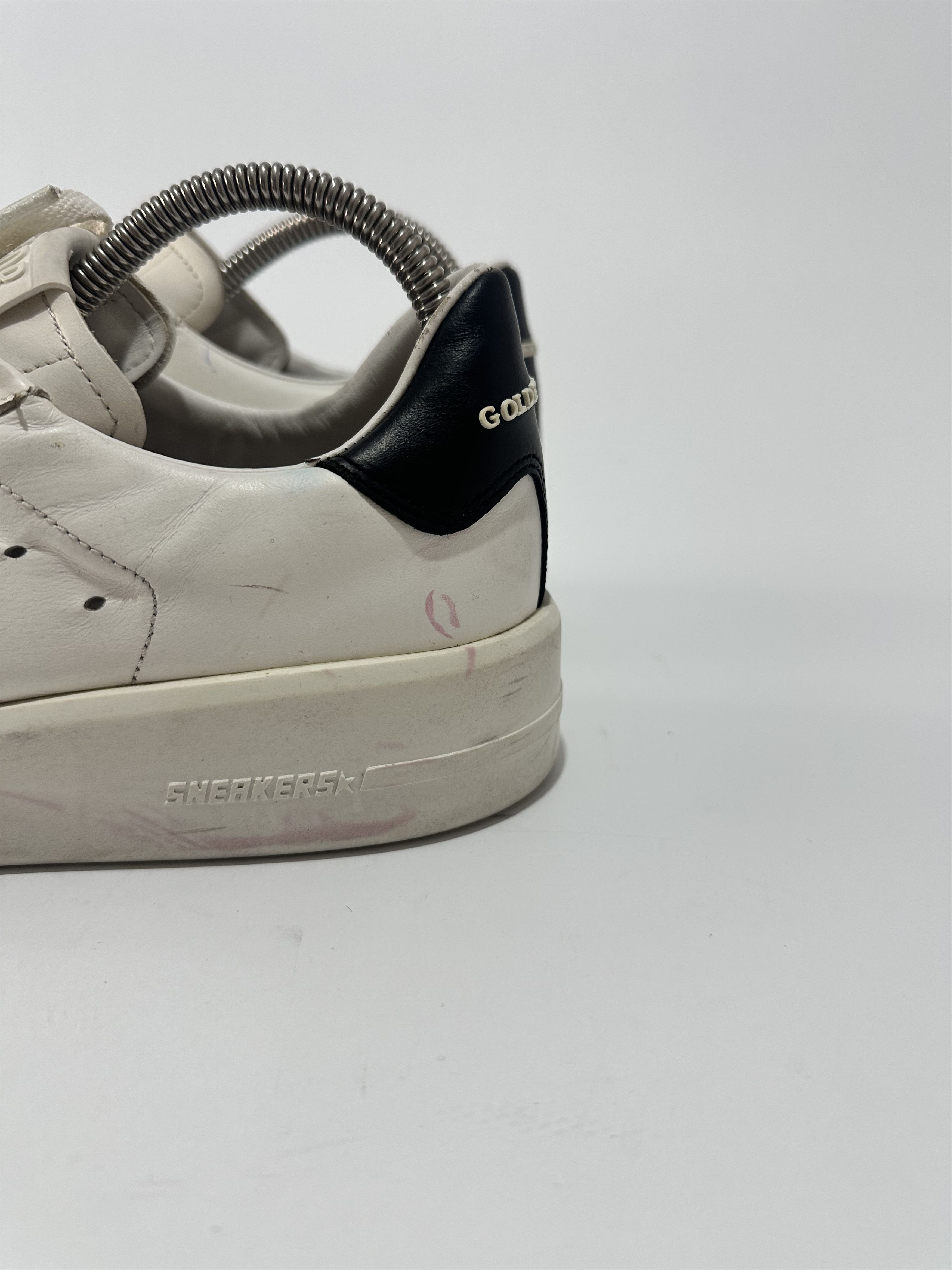 Golden Goose Golden Goose White Leather Pure Star Sneakers Size 41 Size US 8 / EU 41 - 3 Thumbnail