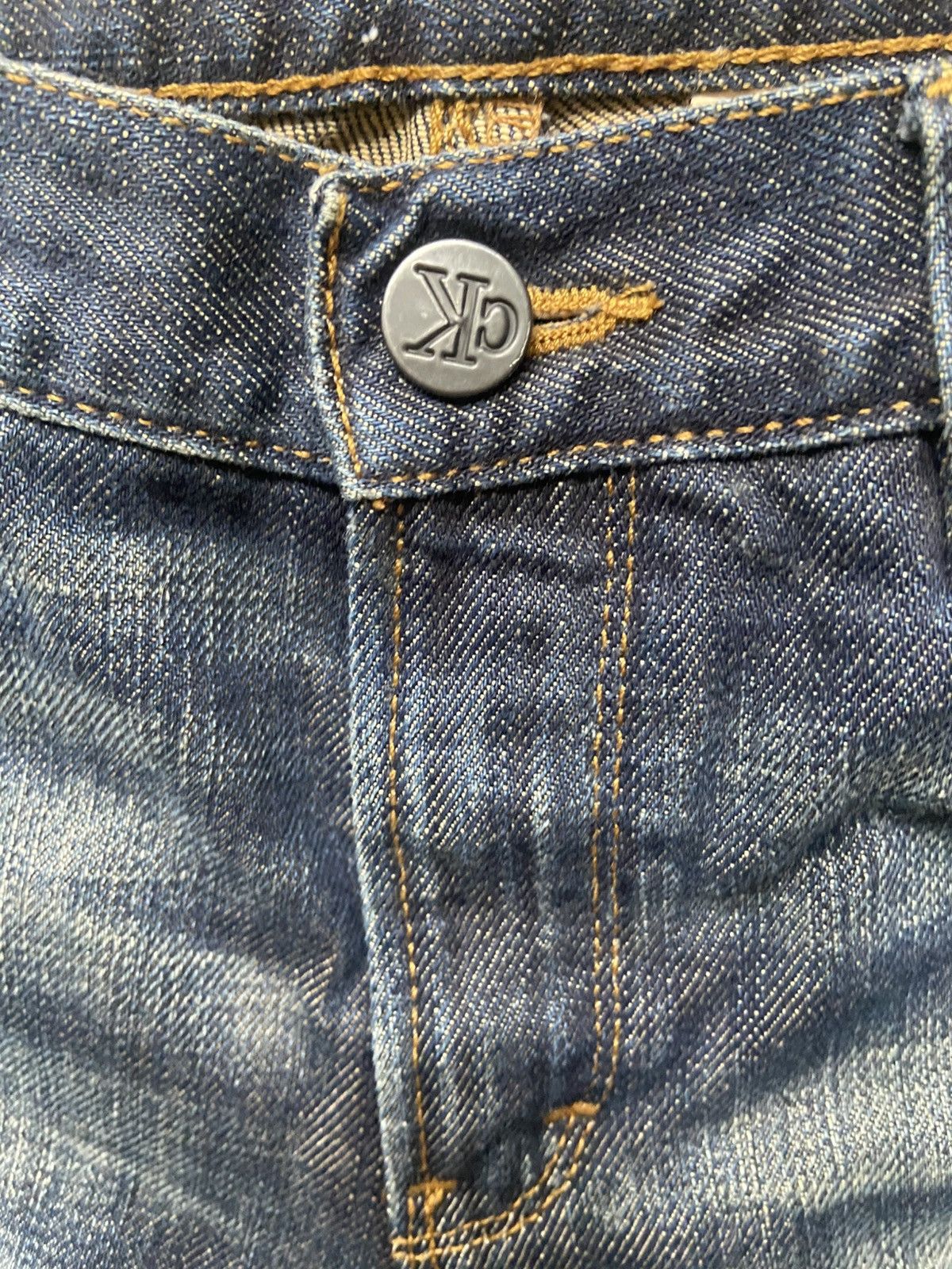Calvin Klein Calvin Klein Women's Mid-Rise W29 L34 Denim Jeans Flared 90s Size 29" - 7 Thumbnail