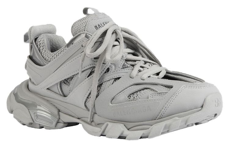 Balenciaga o1bcso1str1224 Track Sneakers Recycled Sole in Grey Size US 7 / IT 37 - 3 Thumbnail