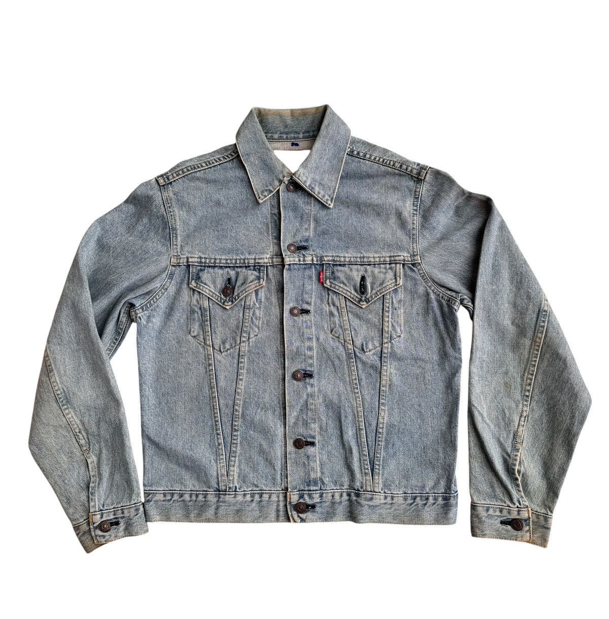 Levi's × Levi's Vintage Clothing × Vintage Vintage Levis 557 Trucker Denim Jackwt Size US XXS / EU 40 - 7 Thumbnail