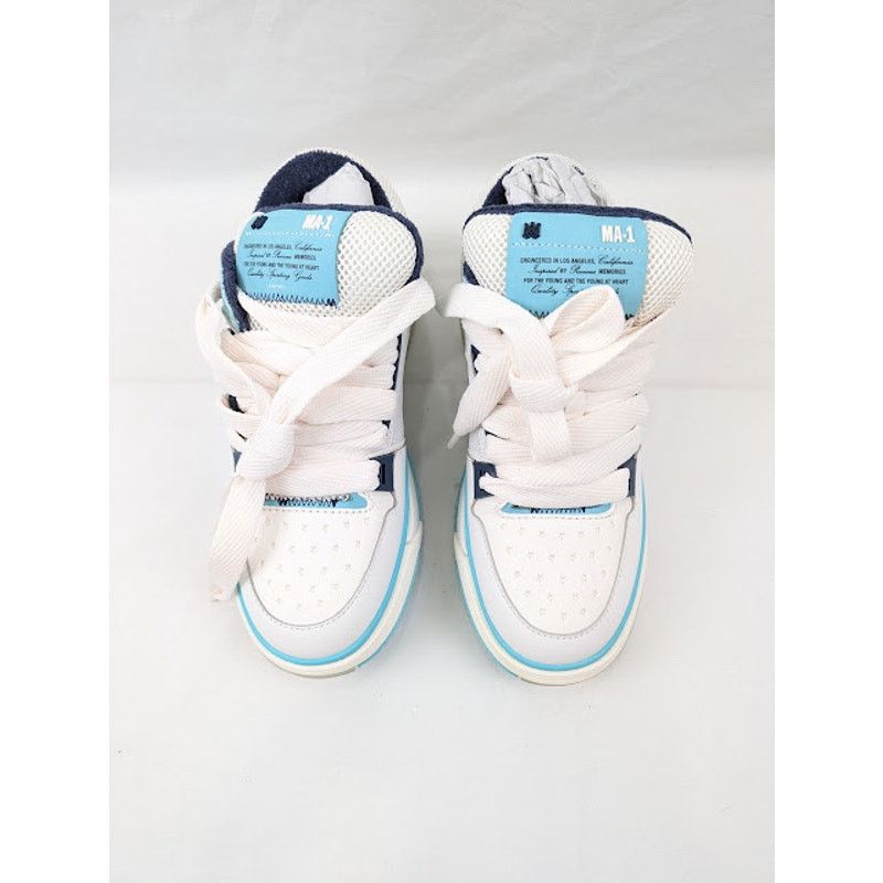 Amiri o1rshd1 MA-1 Low-Top Sneakers in Blue Size US 7 / EU 40 - 15 Thumbnail