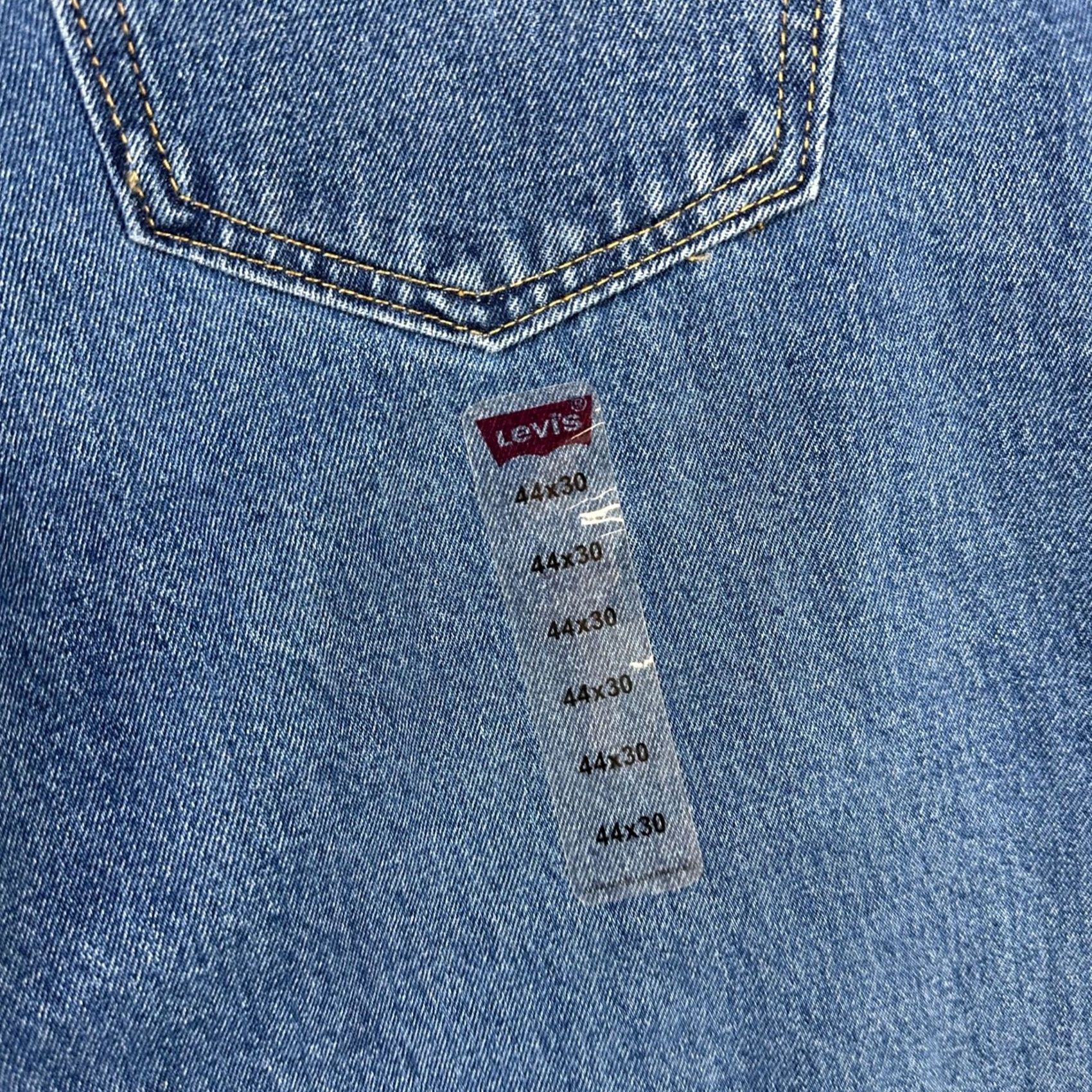 Levi's VINTAGE? No. Levi's 511 Jeans Straight Leg 44X30 Blue Washed 5 Pocket Red Tab Casual NEW Size US 44 / EU 60 - 6 Thumbnail