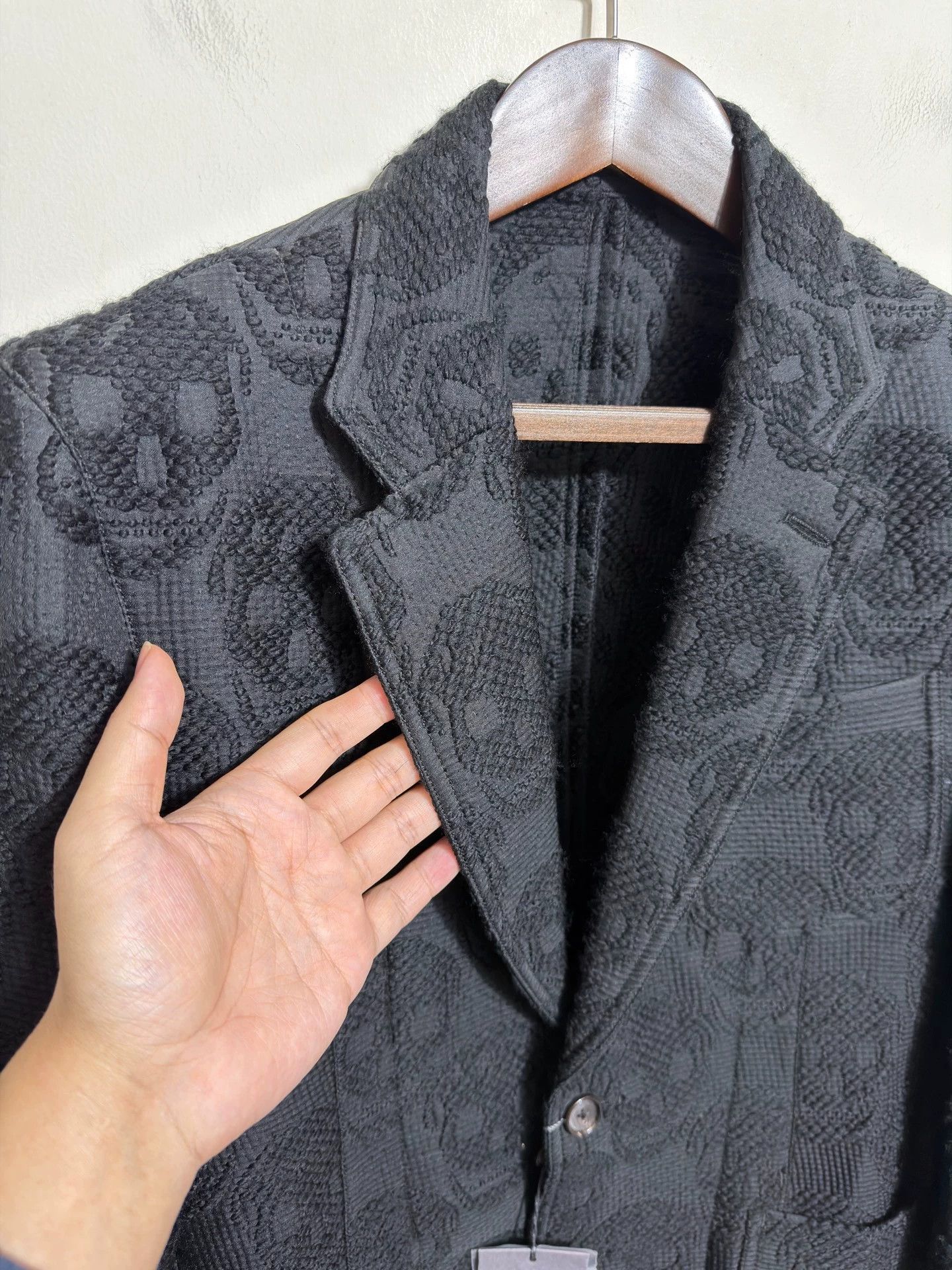 Alexander McQueen Alexander McQueen Skull Embroidered Slim Suit Jacket Size 50R - 3 Thumbnail