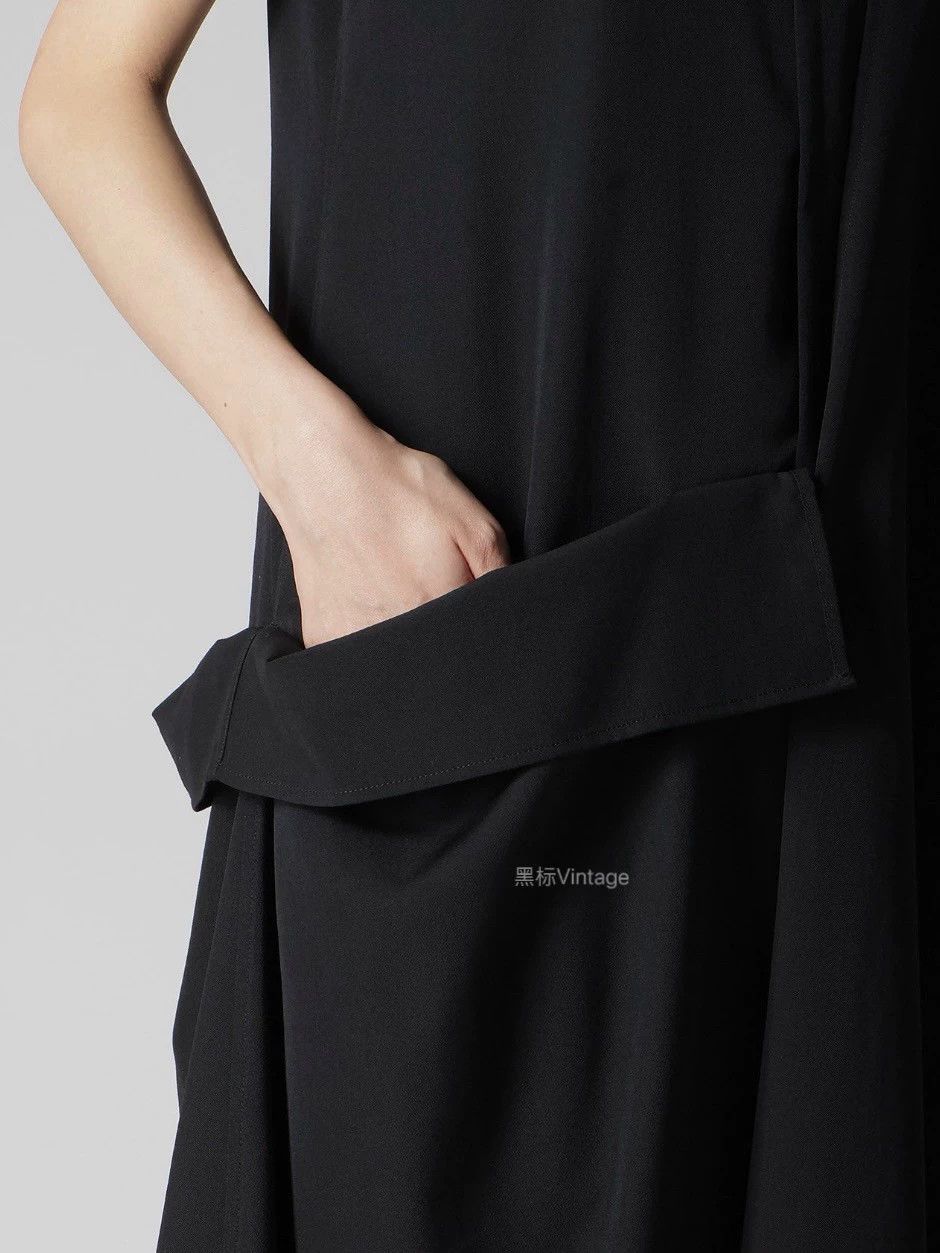Yohji Yamamoto Yohji Yamamoto 25ss VTG Asymmetric Draped Short Sleeve Dress Size S / US 4 / IT 40 - 4 Thumbnail