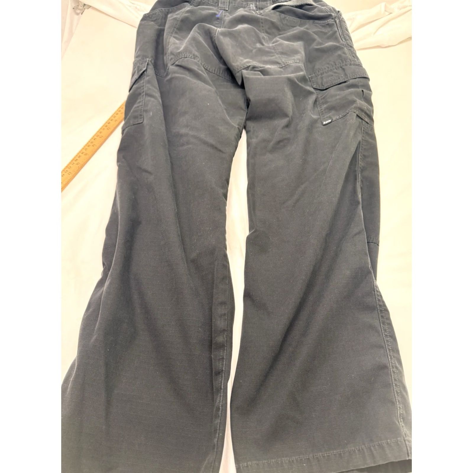 Vintage 5.11 Tactical Series Men's 36/34 Cotton Ripstop Cargo Pants Black Adjustable Tea Size US 36 / EU 52 - 7 Thumbnail
