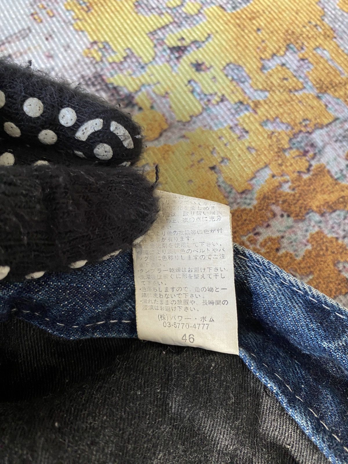 Japanese Brand Cavari A Claw Mark Studded Distressed Flare Denim Size US 32 / EU 48 - 21 Thumbnail