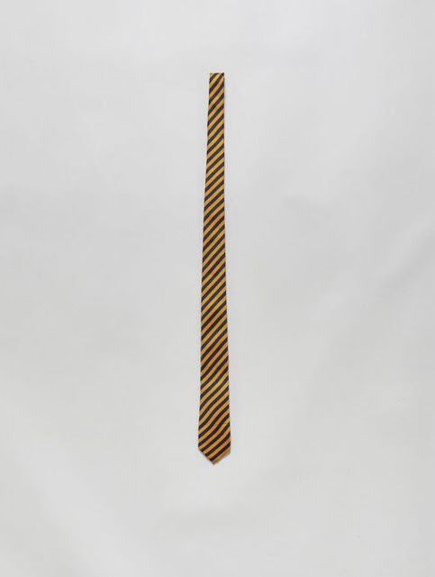 Marni o1w1db11024 Size: OS / Candy Striped Tie in Black & Yellow Size ONE SIZE - 1 Preview