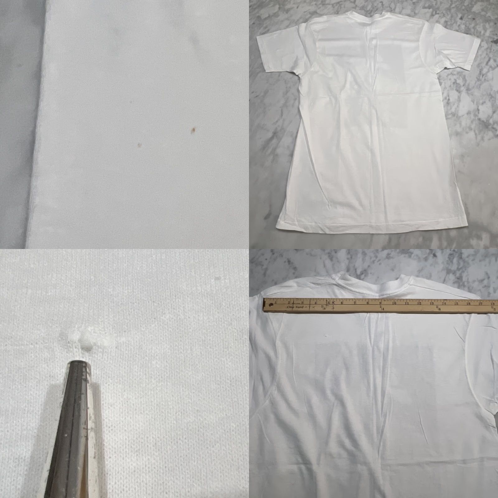 Hanes VINTAGE Bob Marley Graphic Tee Shirt Men Large White 1980s Hanes Tag 42-44 Cotton Short Sleeve Grunge Mens Size US L / EU 52-54 / 3 - 8 Thumbnail