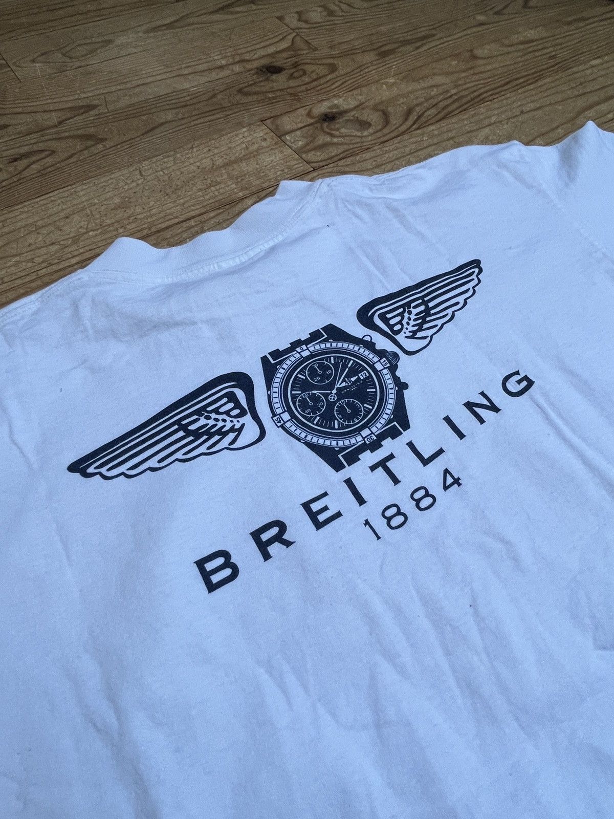 Breitling × Vintage Rare Breitling logo vintage tee Size US XL / EU 56 / 4 - 6 Thumbnail