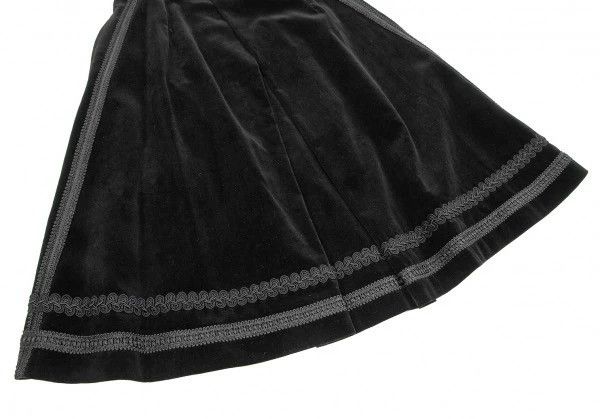 Comme des Garcons Comme des Garcons size S Retro black velvet overskirt Size 24" / US 00 / IT 34 - 6 Thumbnail
