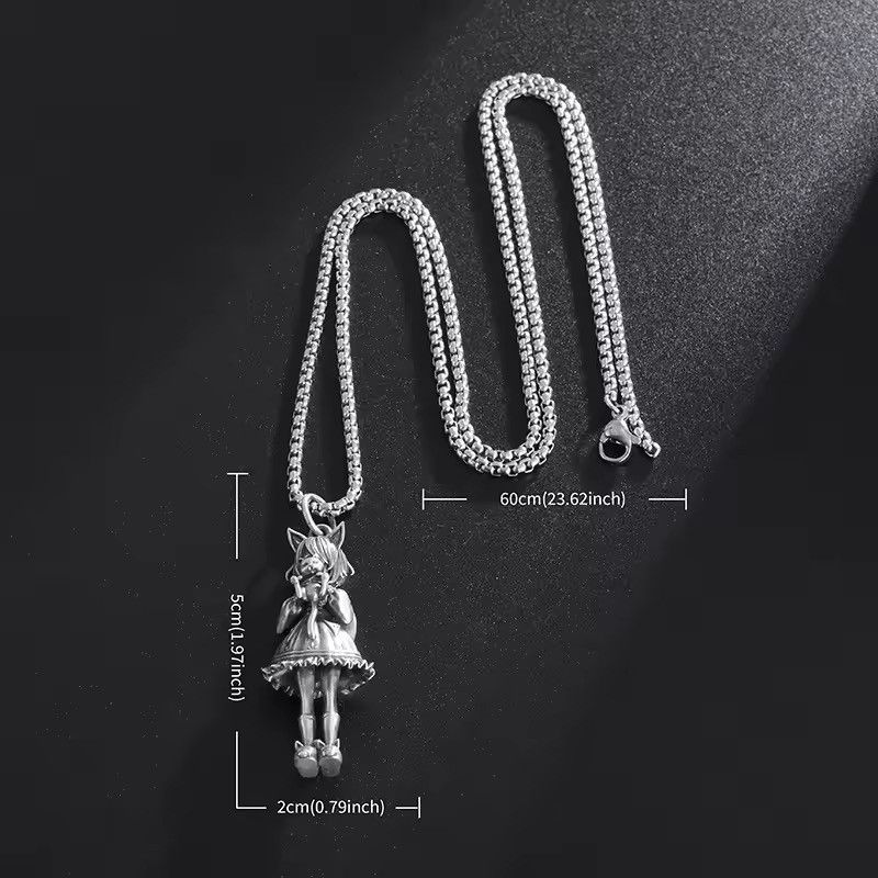 VIBE Punk Necklace Girl Chain Size ONE SIZE - 3 Thumbnail