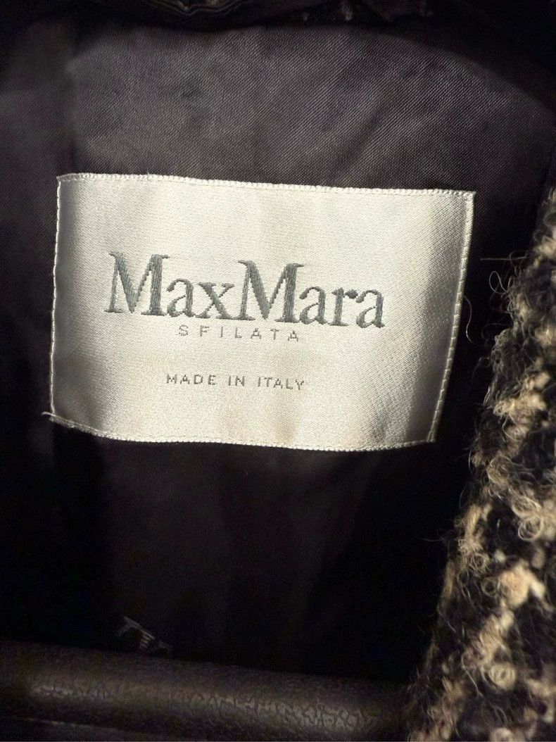 Max Mara Max Mara Wool alpaca mohair blend suit collar houndstooth Size M / US 6-8 / IT 42-44 - 3 Thumbnail