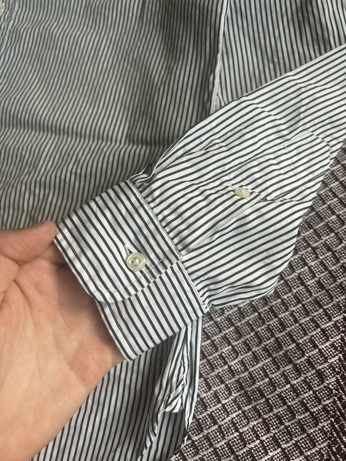 Polo Ralph Lauren Polo Ralph Lauren Striped Solid Style Shirt Button Up Size M Size US M / EU 48-50 / 2 - 6 Thumbnail