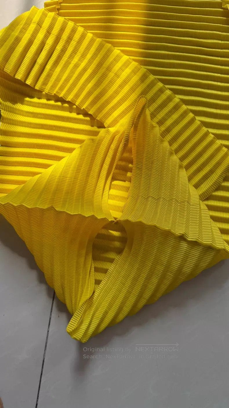 Issey Miyake Issey Miyake Yellow Stripe Top Size M / US 6-8 / IT 42-44 - 3 Thumbnail