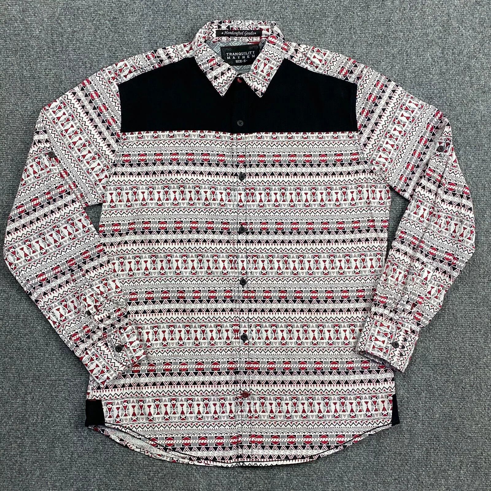Other Tranquility Mayhem Shirt Men's Small Aztec Geometric Size US S / EU 44-46 / 1 - 1 Thumbnail