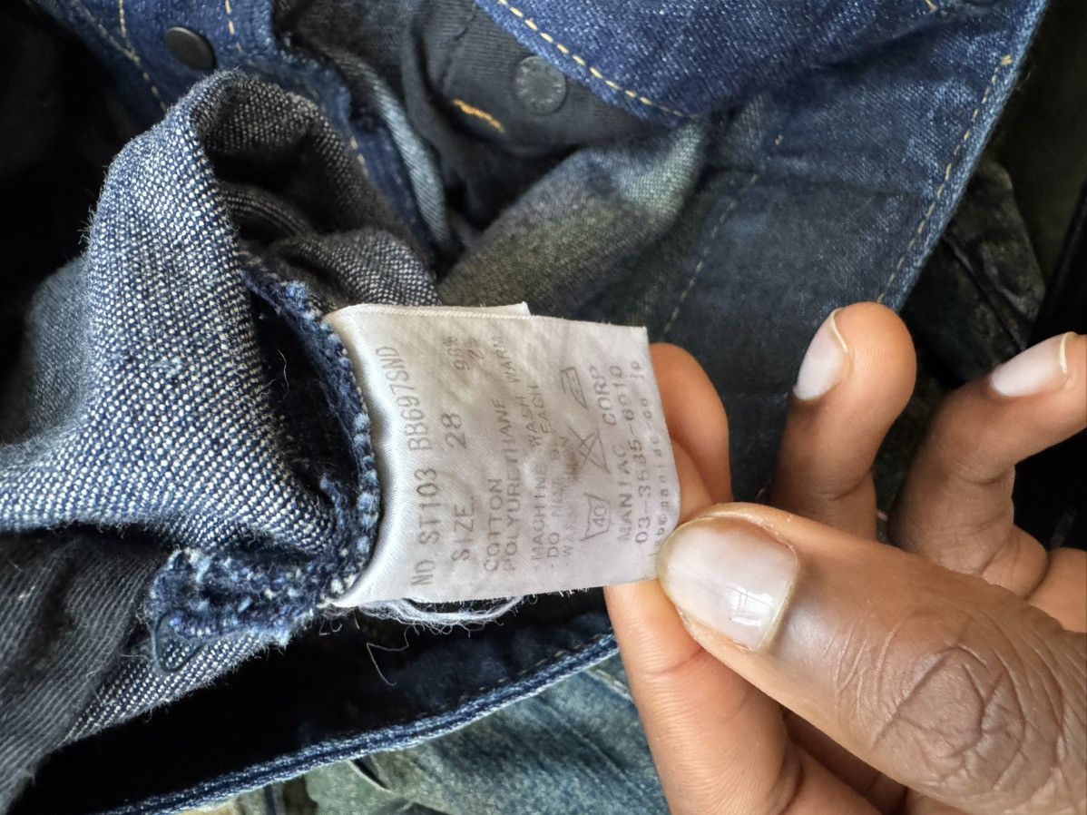 Le Grande Bleu (L.G.B.) Chameleon Painted scale Denim Size US 28 / EU 44 - 10 Thumbnail