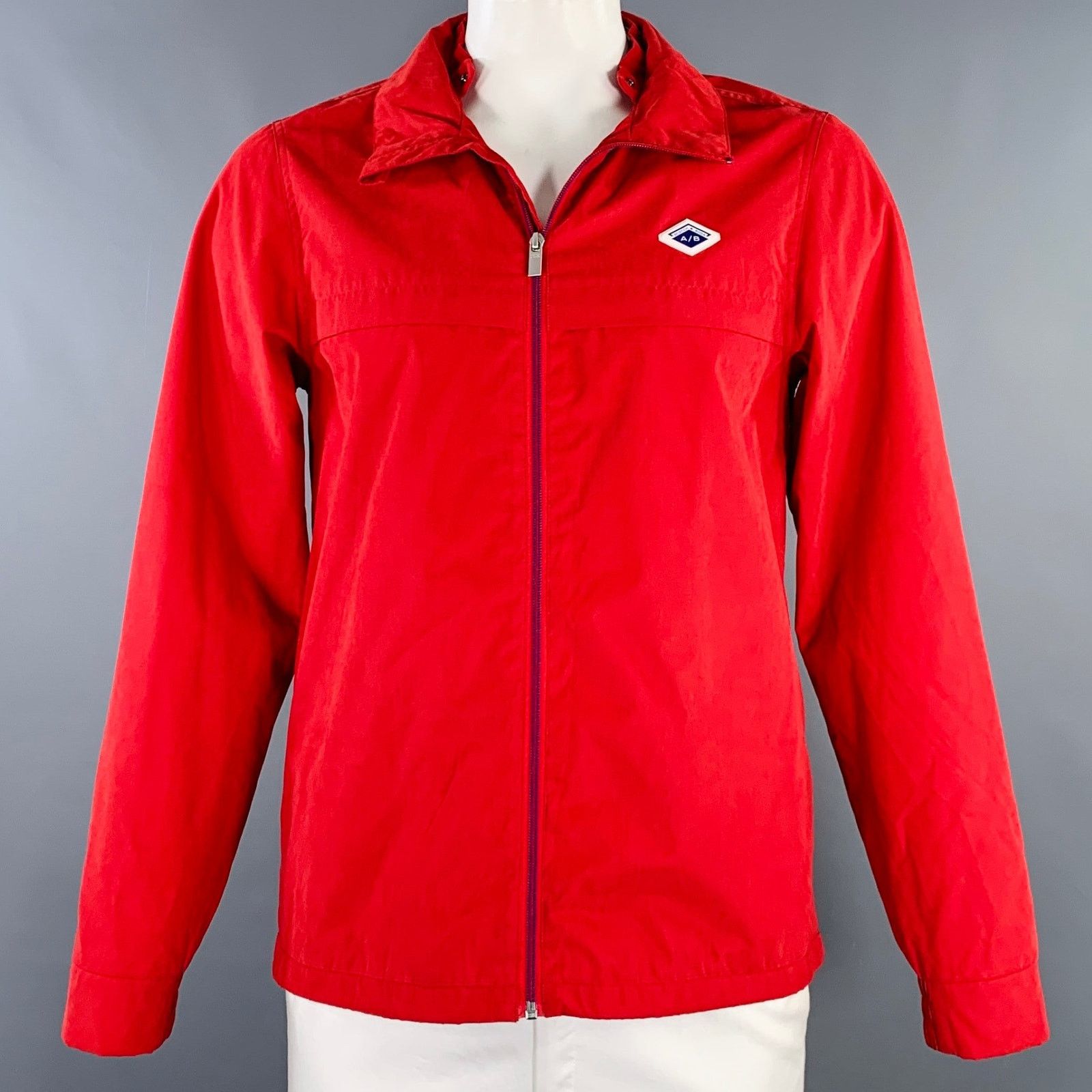 Scotch & Soda SCOTCH AND SODA Size L Red Polyester Blend Zip Up Jacket Size US L / EU 52-54 / 3 - 1 Thumbnail