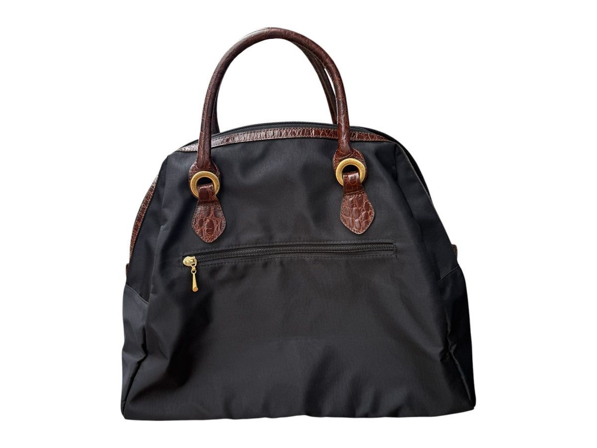Balenciaga Vintage 90s Balenciaga BB Logo Nylon Patent Leather Handbag Size ONE SIZE - 2 Thumbnail