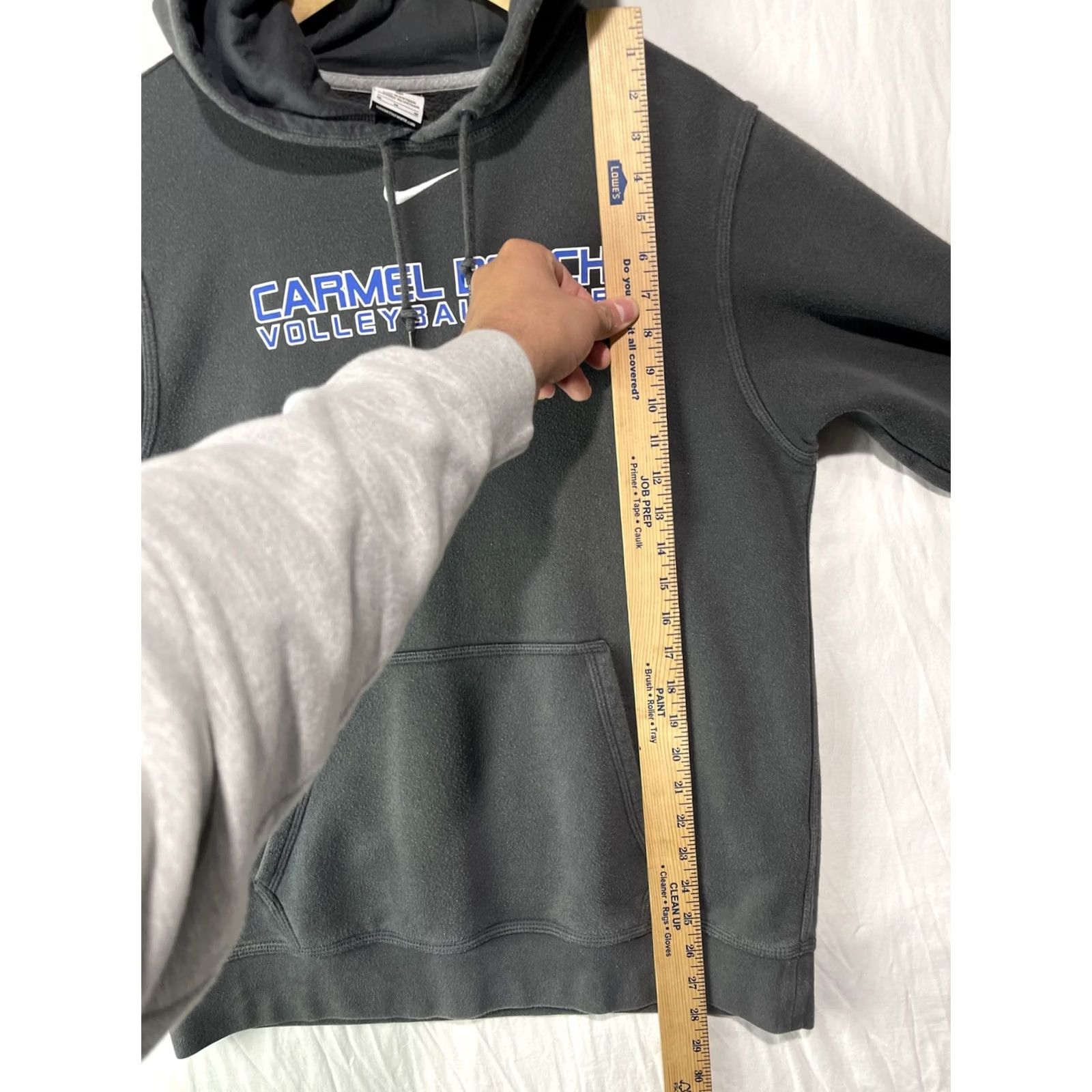 Nike Nike Nike Sportswear Hoodie Mens Medium Gray Carmel Beach Volleyball Club Center Swoosh Retro Sports Beach 90s Mens Size US M / EU 48-50 / 2 - 7 Thumbnail