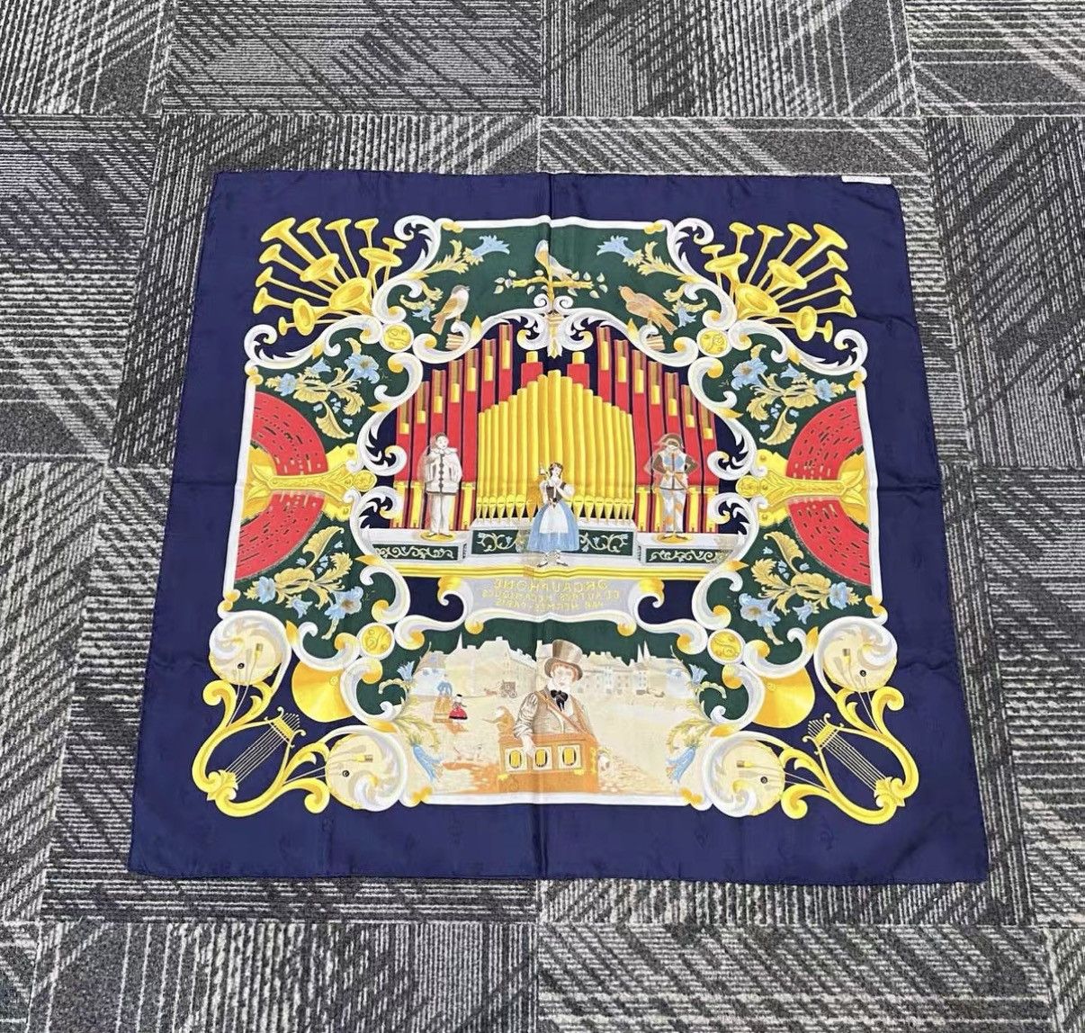 Hermes Hermès Organ Grand Stage Silk Scarf J42 Size ONE SIZE - 2 Thumbnail
