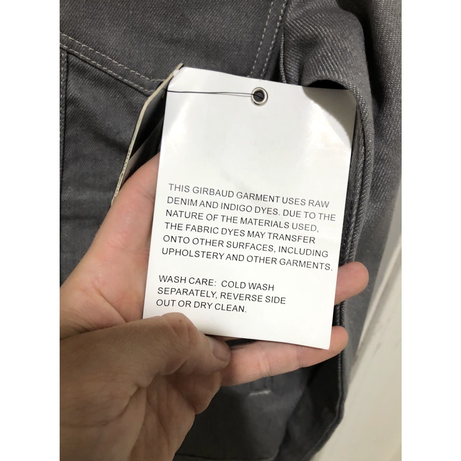 Denime VINTAGE Girbaud X Front Denim Jacket Gray 2XL Men Jacket Biker 90s Distressed Casual Front Pocketed - 2000s Marithe Francois Girbaud Size US 39 - 5 Thumbnail