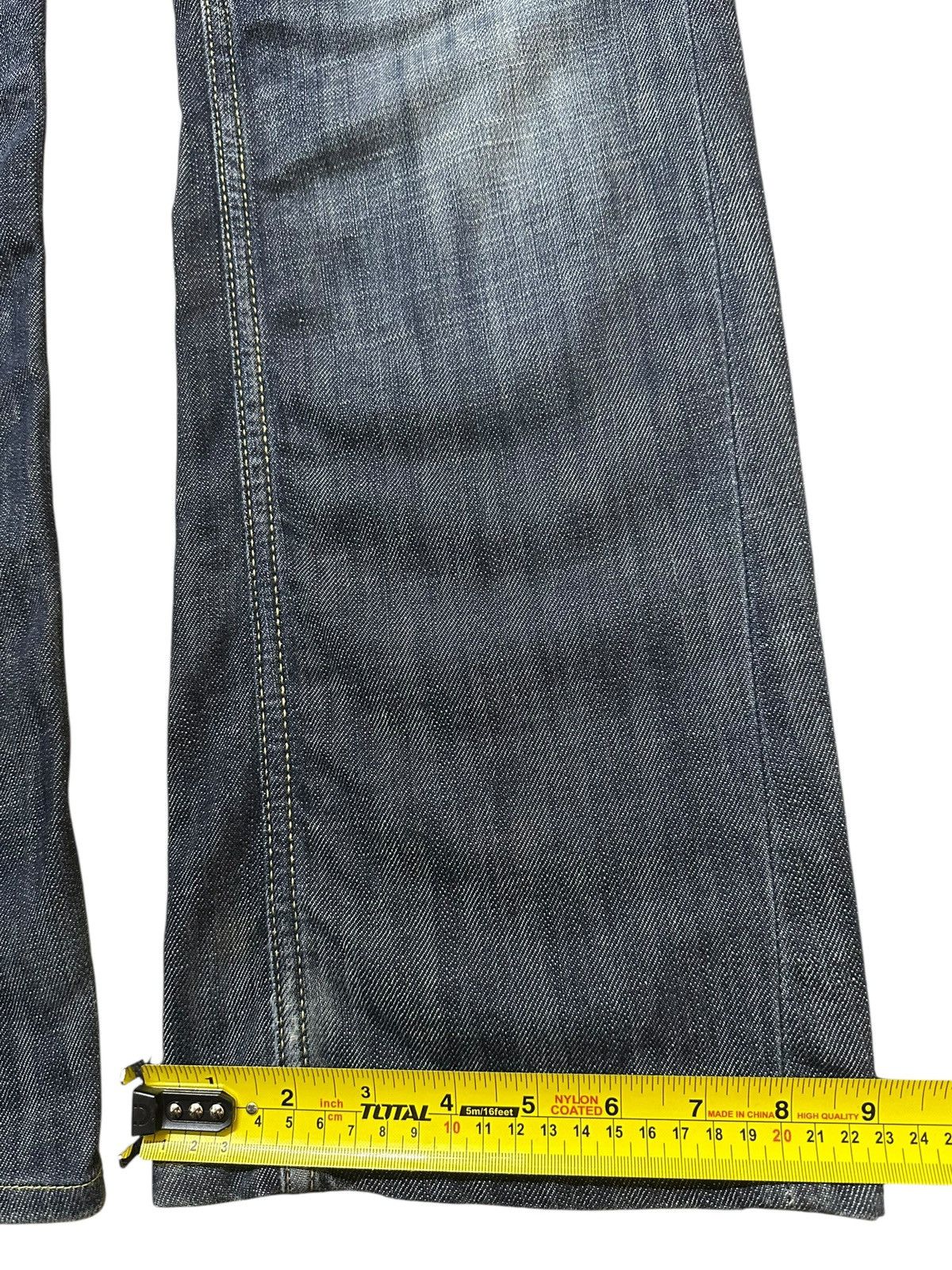 Taverniti Vintage Italy Taverniti Blue Wash Style Wide Leg Jeans Size US 31 - 17 Thumbnail