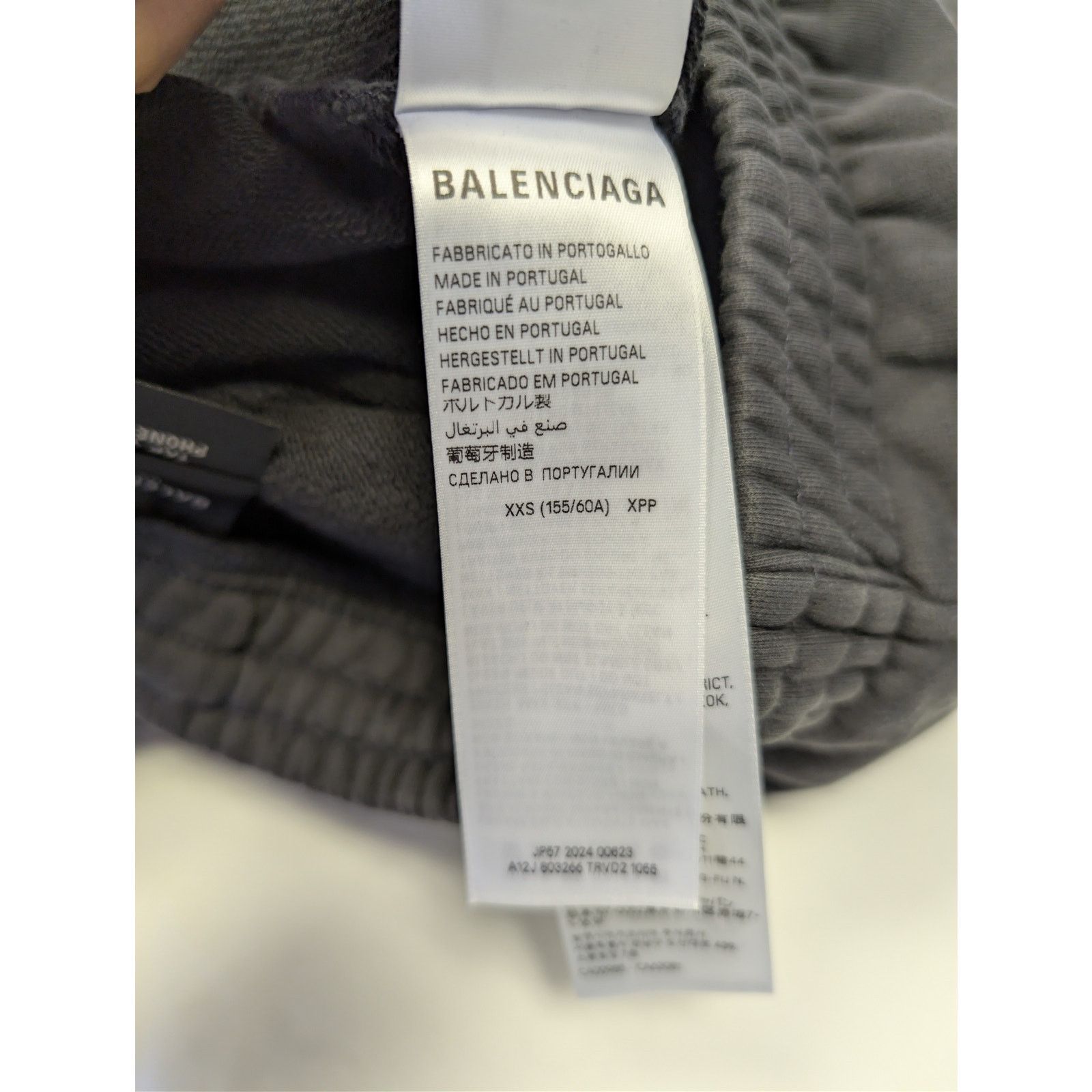 Balenciaga × eBay o1rshd1 Baggy Sweatpants in Wash Black Size US 26 / EU 42 - 17 Thumbnail