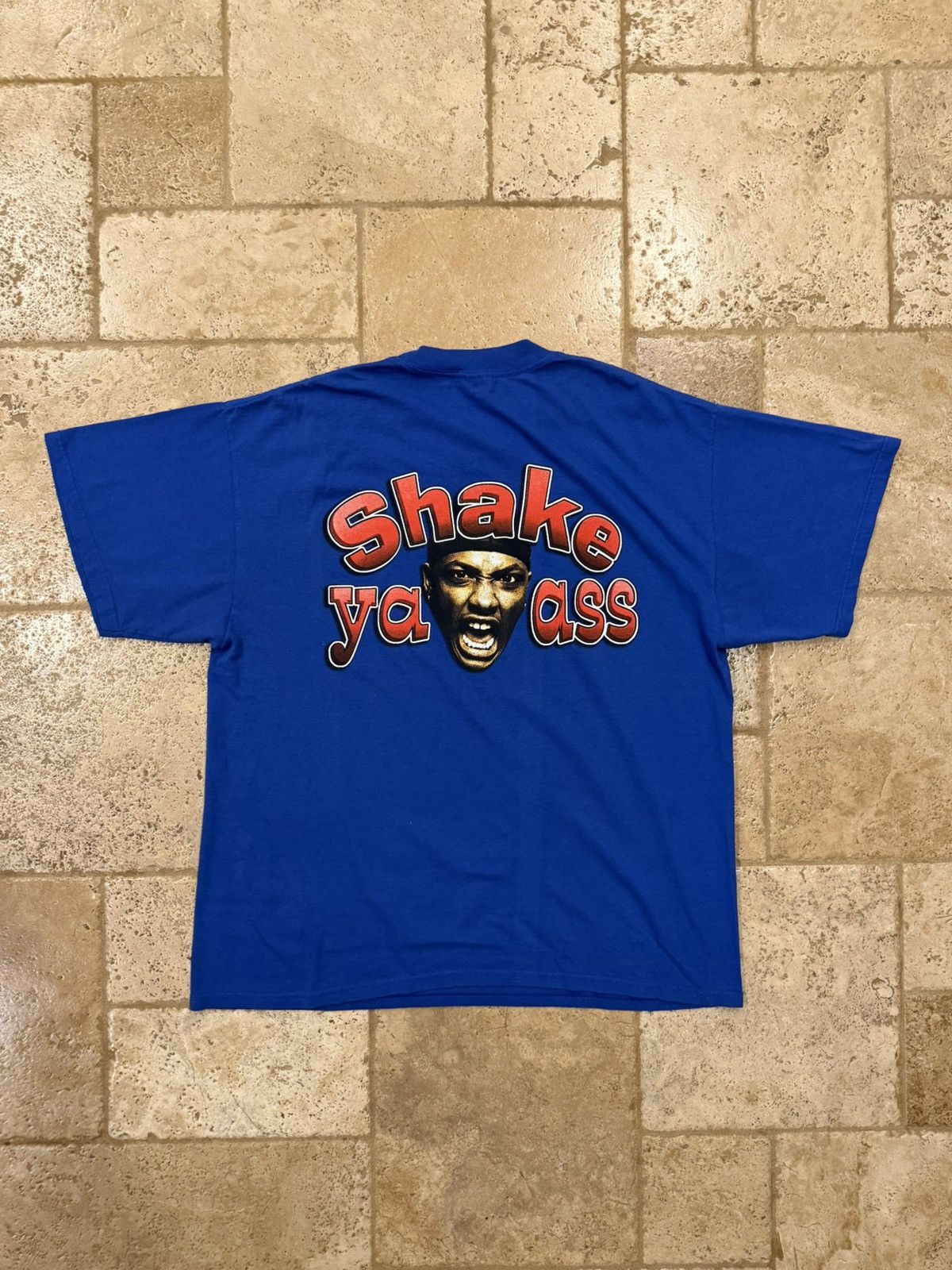 Vintage Vintage Mistikal Danger “Shake Ya Ass” Blue Rap Tee Size US XL / EU 56 / 4 - 8 Thumbnail