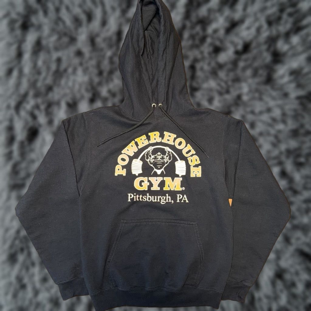 Vintage Powerhouse Gym Hoodie Men’s Small Black Bodybuilding Weightlifting Pittsburgh Size US S / EU 44-46 / 1 - 1 Thumbnail