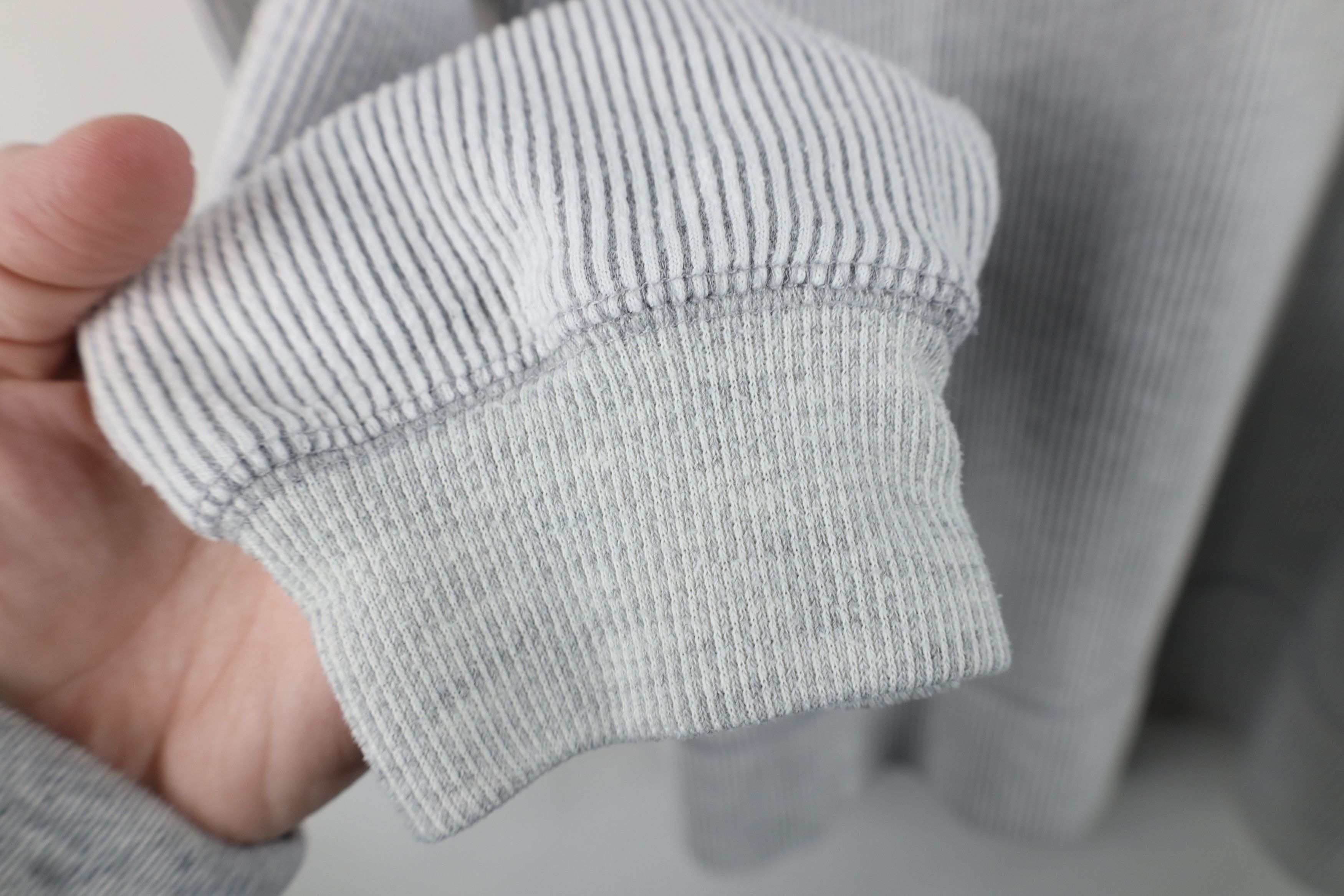 Vintage Vintage 90s State University Ribbed Knit Sweatshirt Gray Size US L / EU 52-54 / 3 - 5 Thumbnail