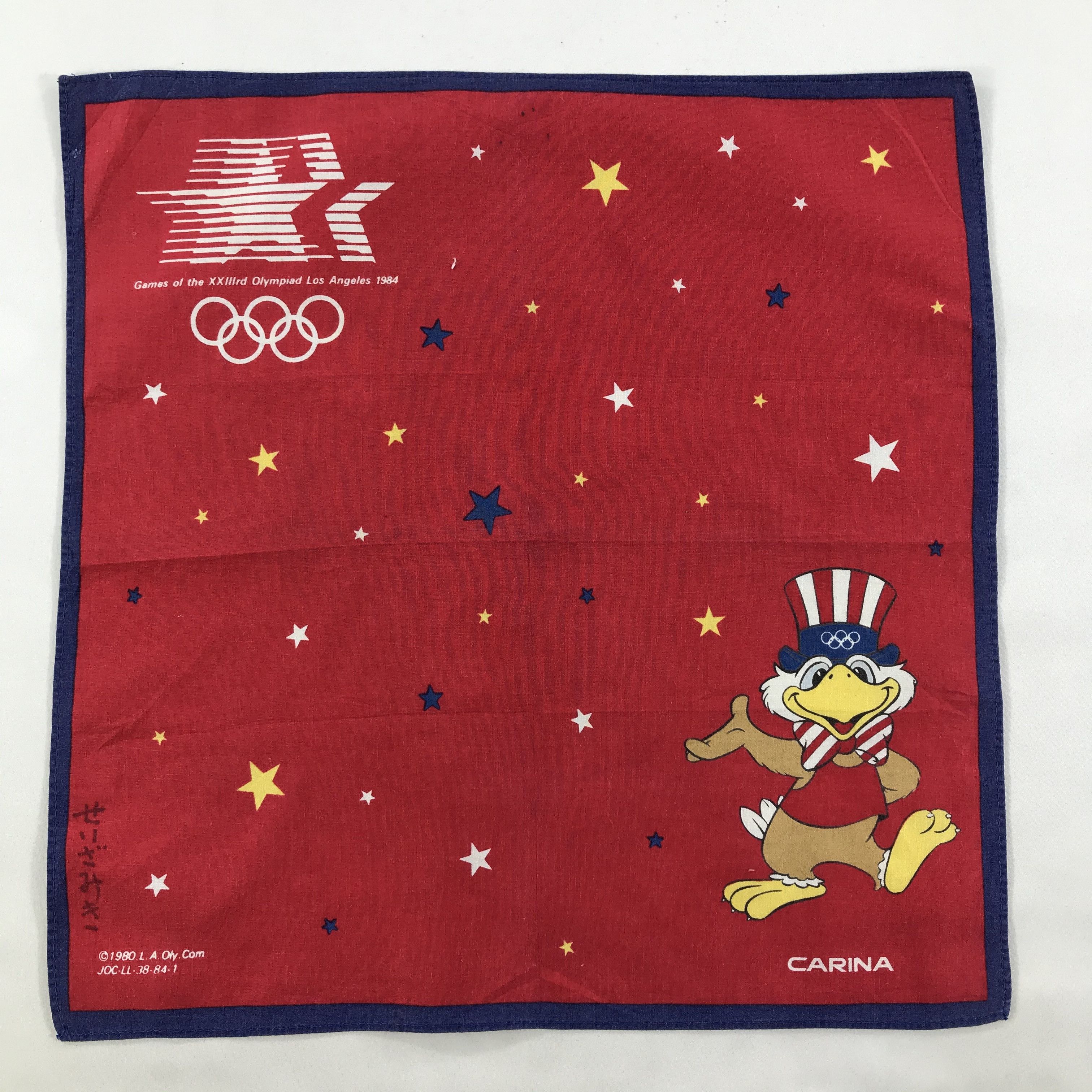 USA Olympics × Vintage LA Olympic Bandana / Handkerchief / Neckerchief - S1910 Size ONE SIZE - 1 Thumbnail