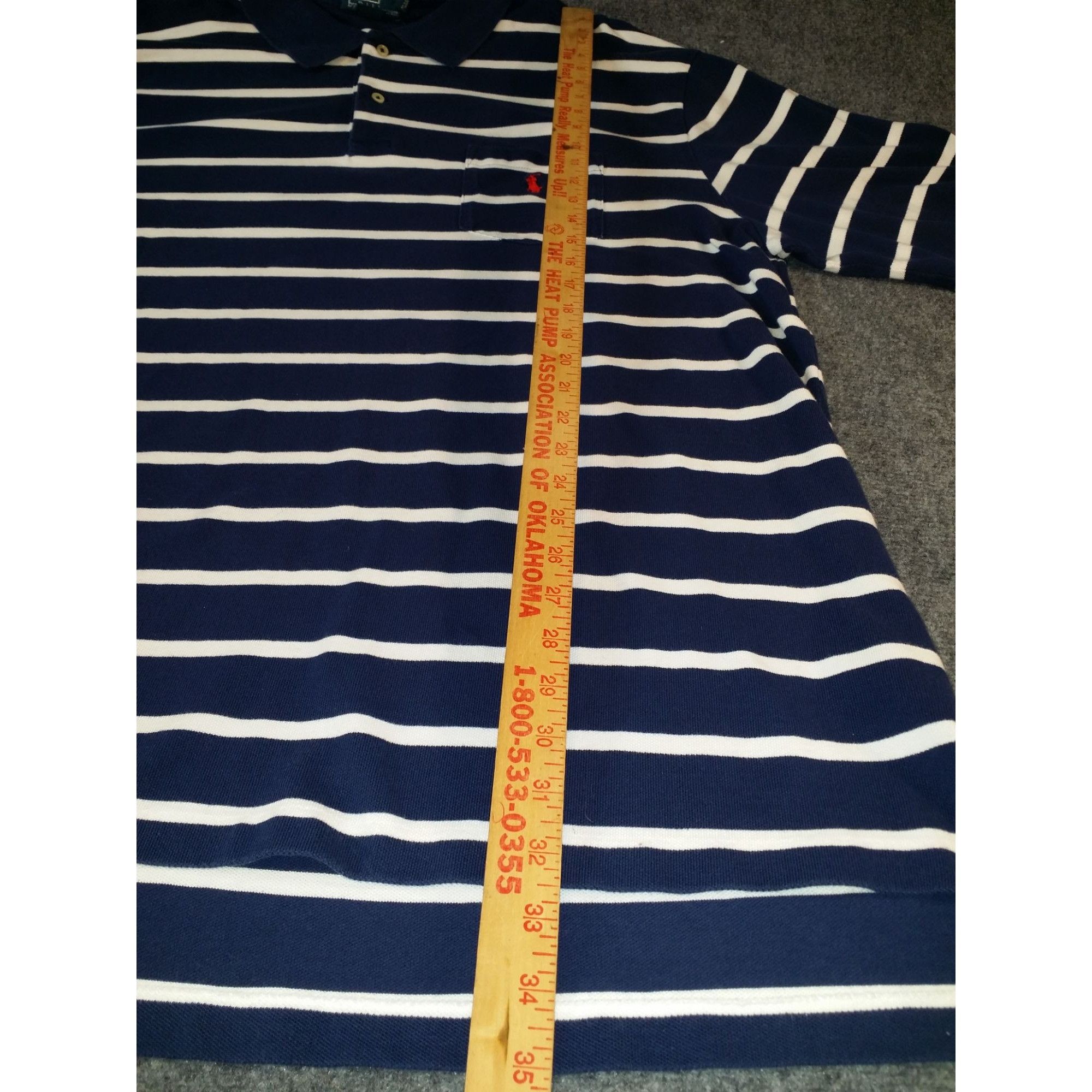 Polo Ralph Lauren Polo Ralph Lauren Polo Shirt Men Sz 2XL - Tall Striped Class Size US XXL / EU 58 / 5 - 3 Thumbnail