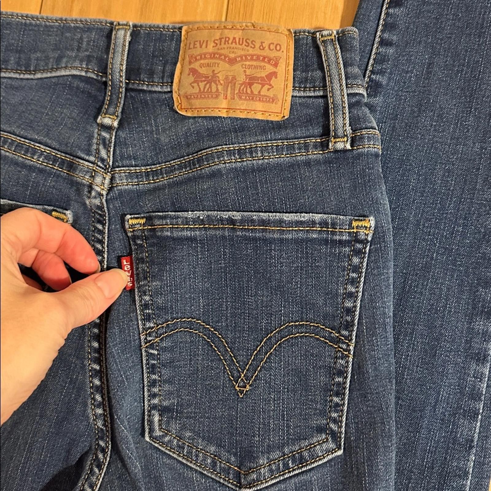 Levi's Levi's Women's sz 24 Mile High Skinny Classic Jeans Size 24" / US 00 / IT 34 - 2 Thumbnail