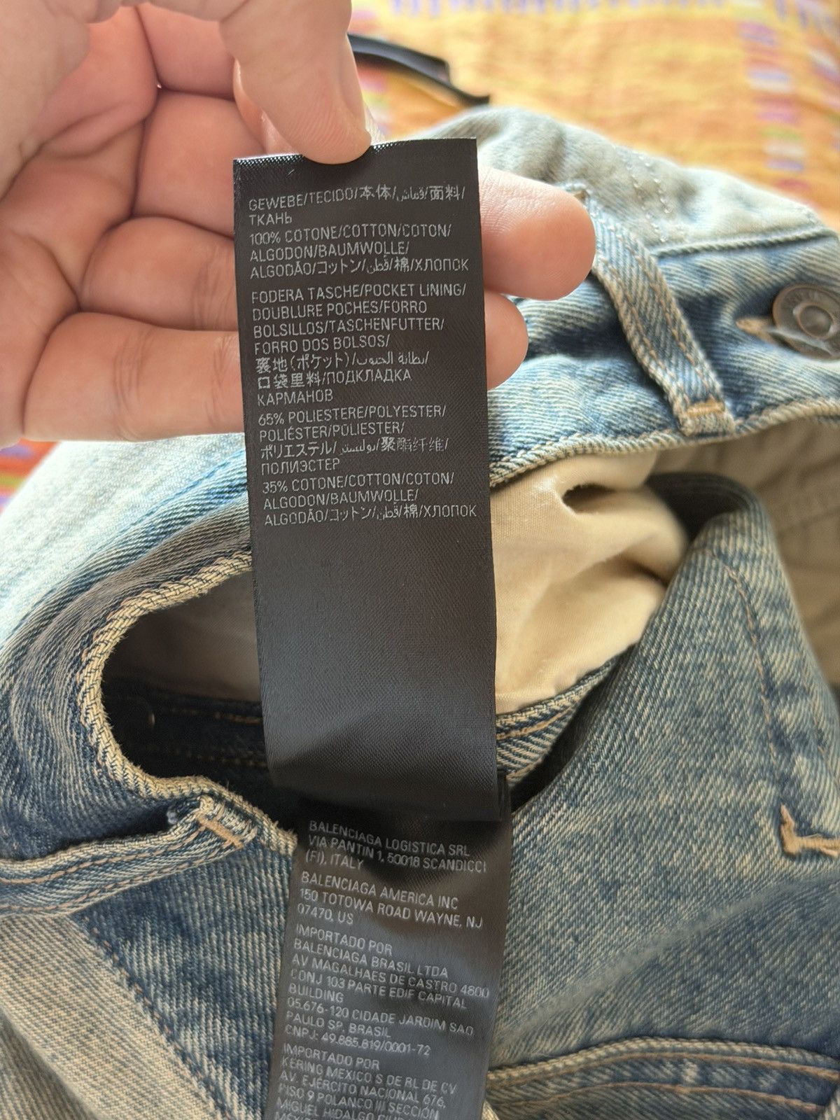 Balenciaga [S] 1590$ Spring24 Inside out blue baggy jeans Size US 30 / EU 46 - 13 Thumbnail