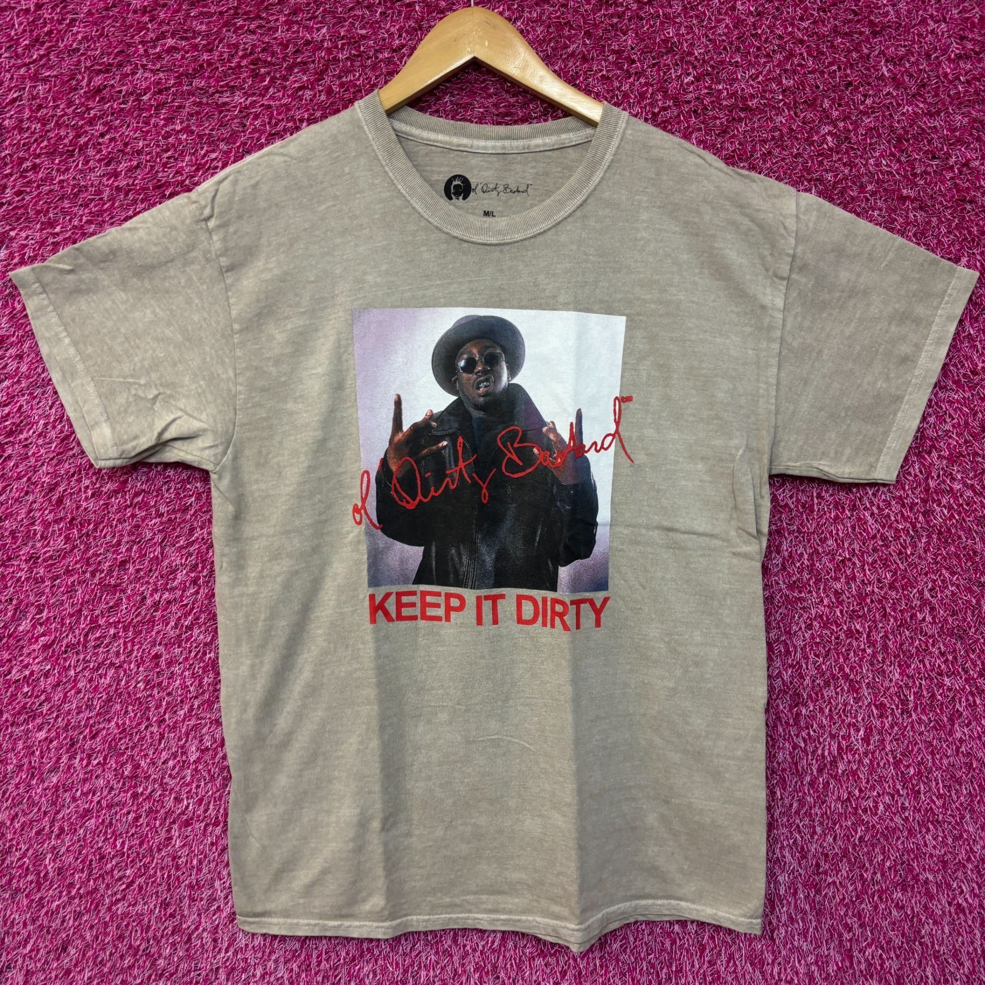 Band Tees Wutang clan Ol' Dirty Bastard Keep it Dirty rap tee size lar Size US L / EU 52-54 / 3 - 1 Thumbnail