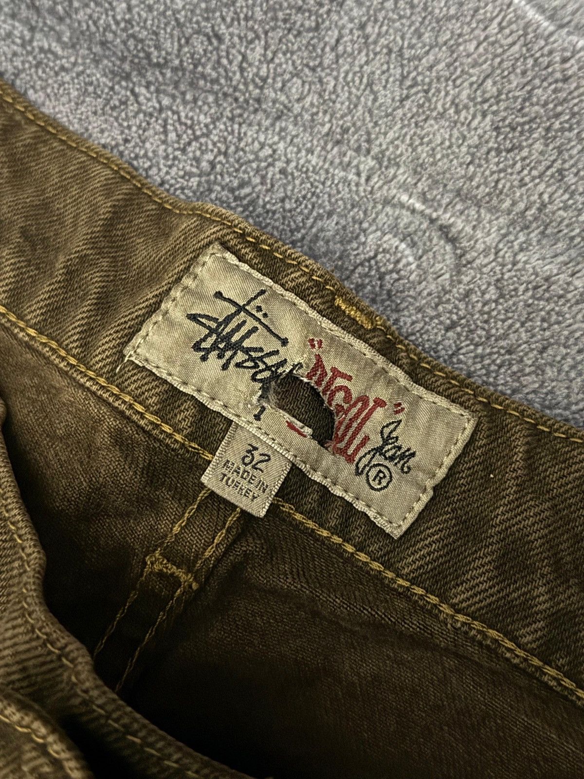 Stussy Stussy Big Ol Jean Mushroom Size US 32 / EU 48 - 5 Thumbnail