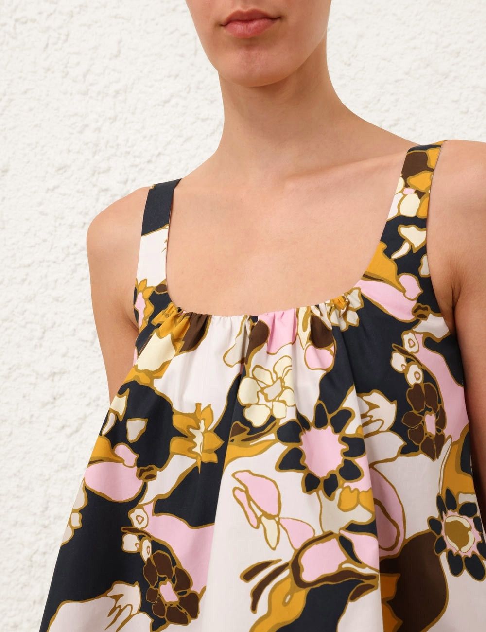 Zimmermann oc11z0126 Maxine Cropped Cami Top in Multicolor Size L / US 10 / IT 46 - 4 Thumbnail