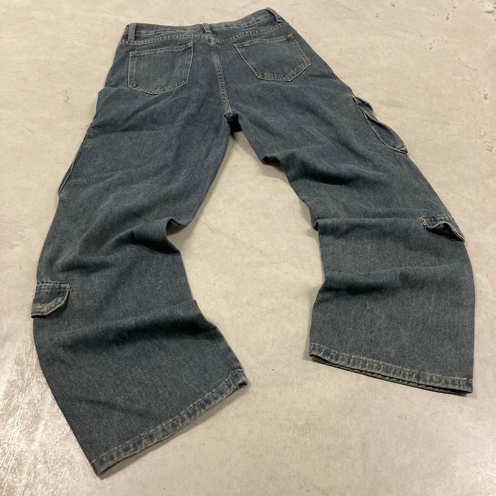 Vintage vintage y2k faded cargo jeans 28x27 Size US 28 / EU 44 - 2 Thumbnail