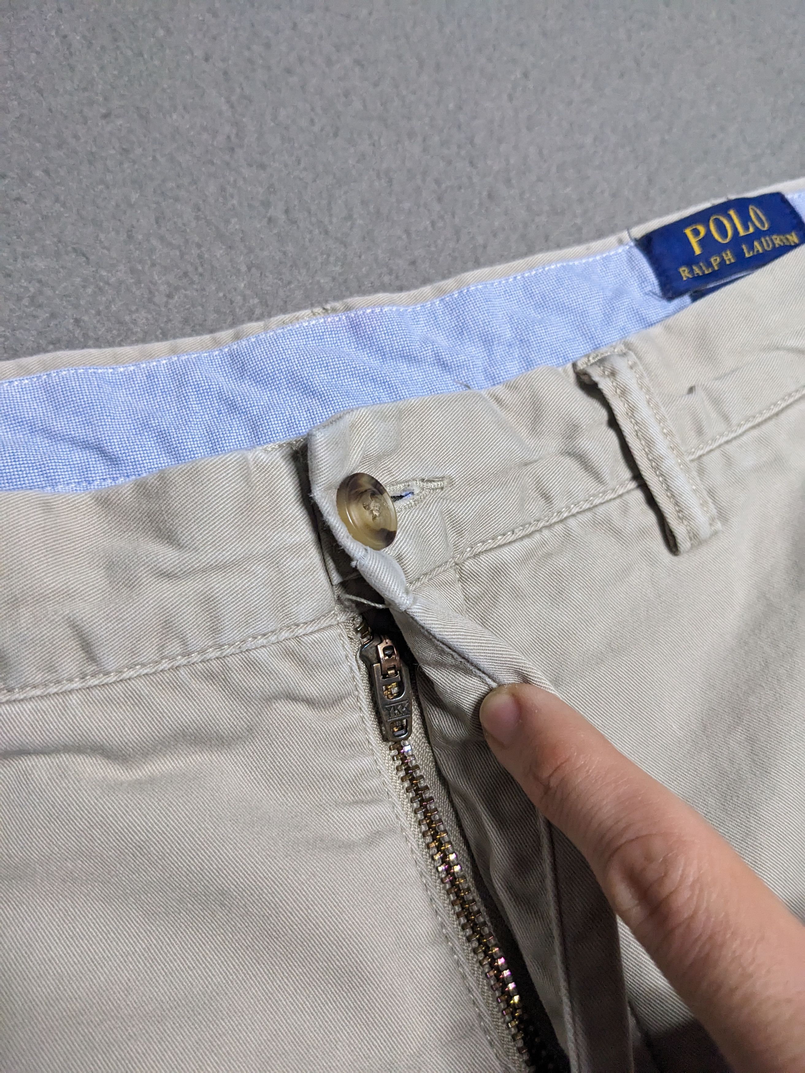 Polo Ralph Lauren Polo Ralph Lauren Chino Pants Mens 36x29 Beige Twill Size US 36 / EU 52 - 11 Thumbnail