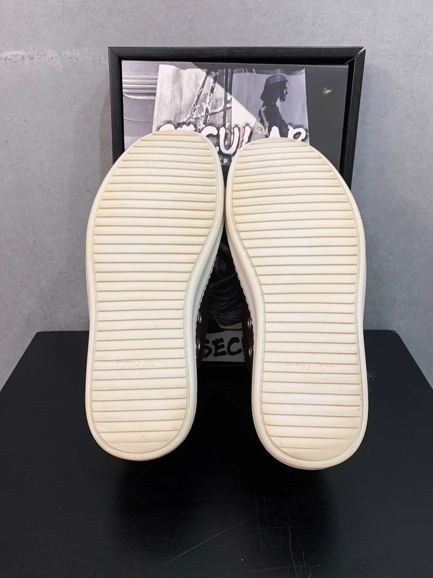 Rick Owens Rick Owens Main Line Leather Sneakers K34 Size US 5 / IT 35 - 8 Thumbnail
